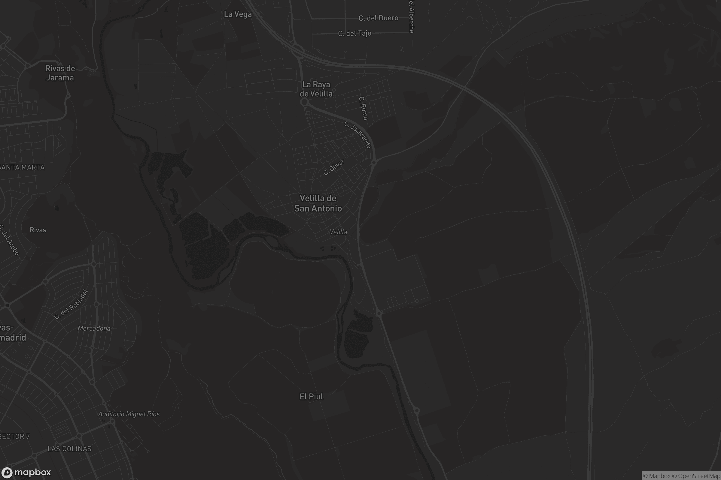 Mapa de Velilla de San Antonio