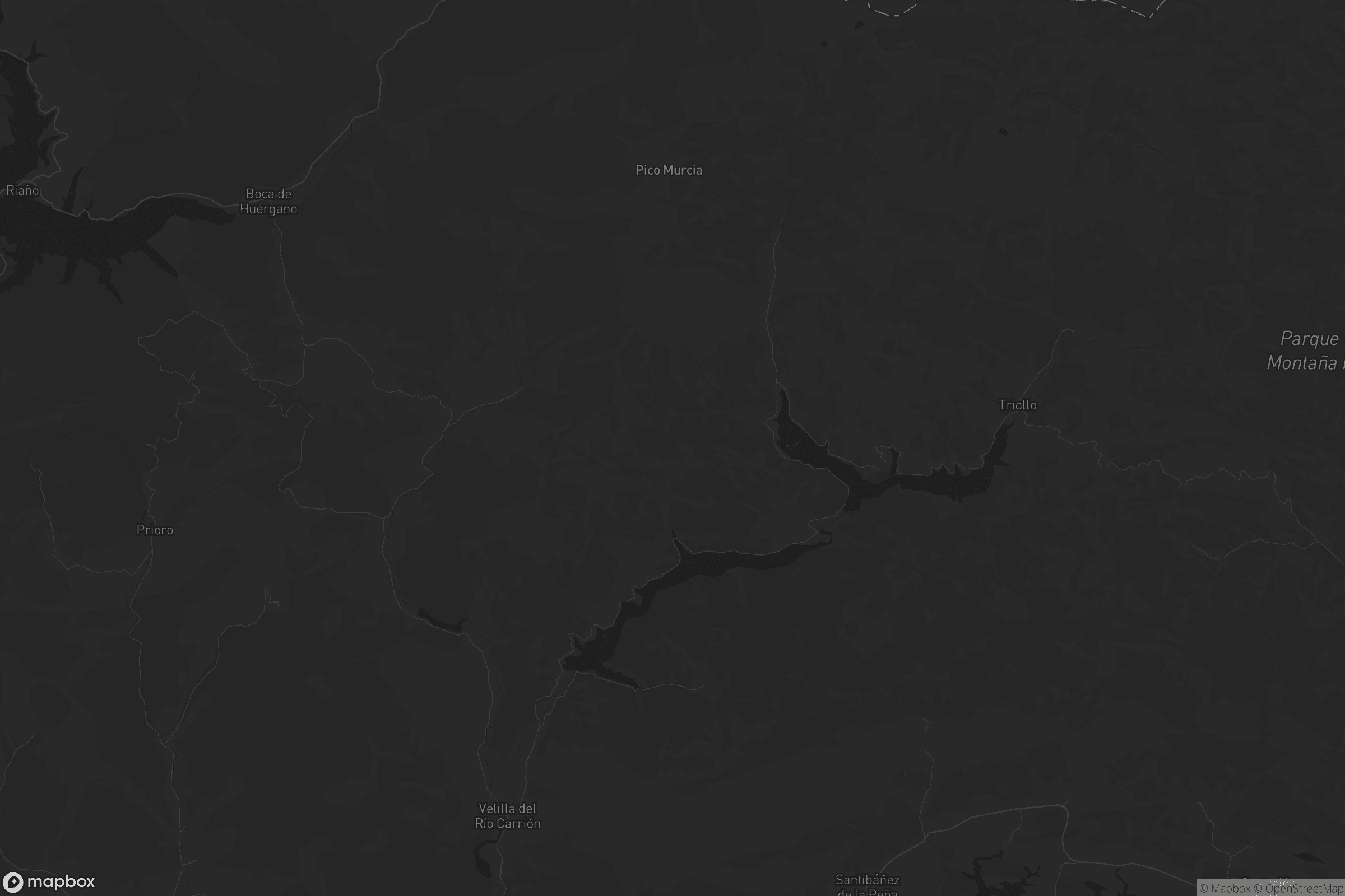 Mapa de Velilla del Río Carrión