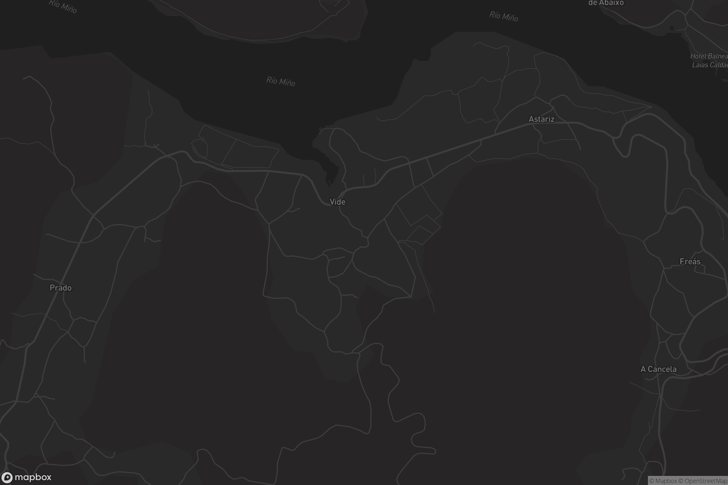 Mapa de Vide de Miño