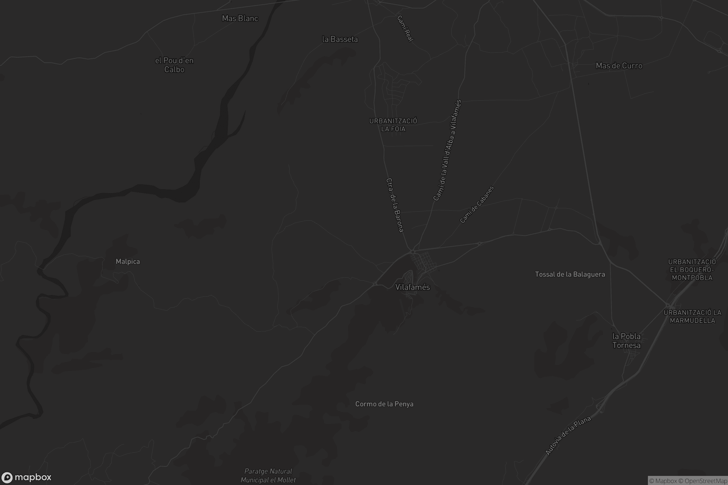 Mapa de Vilafamés