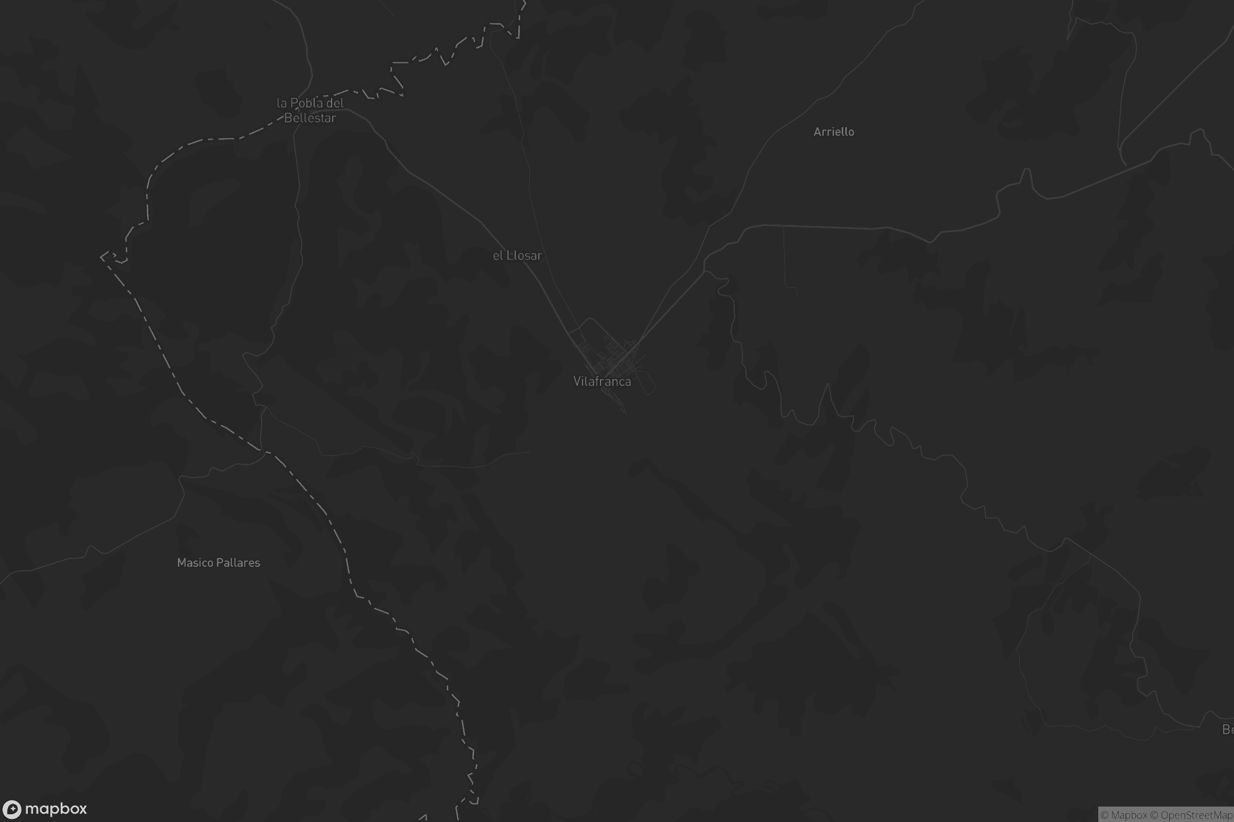 Mapa de Vilafranca / Villafranca del Cid