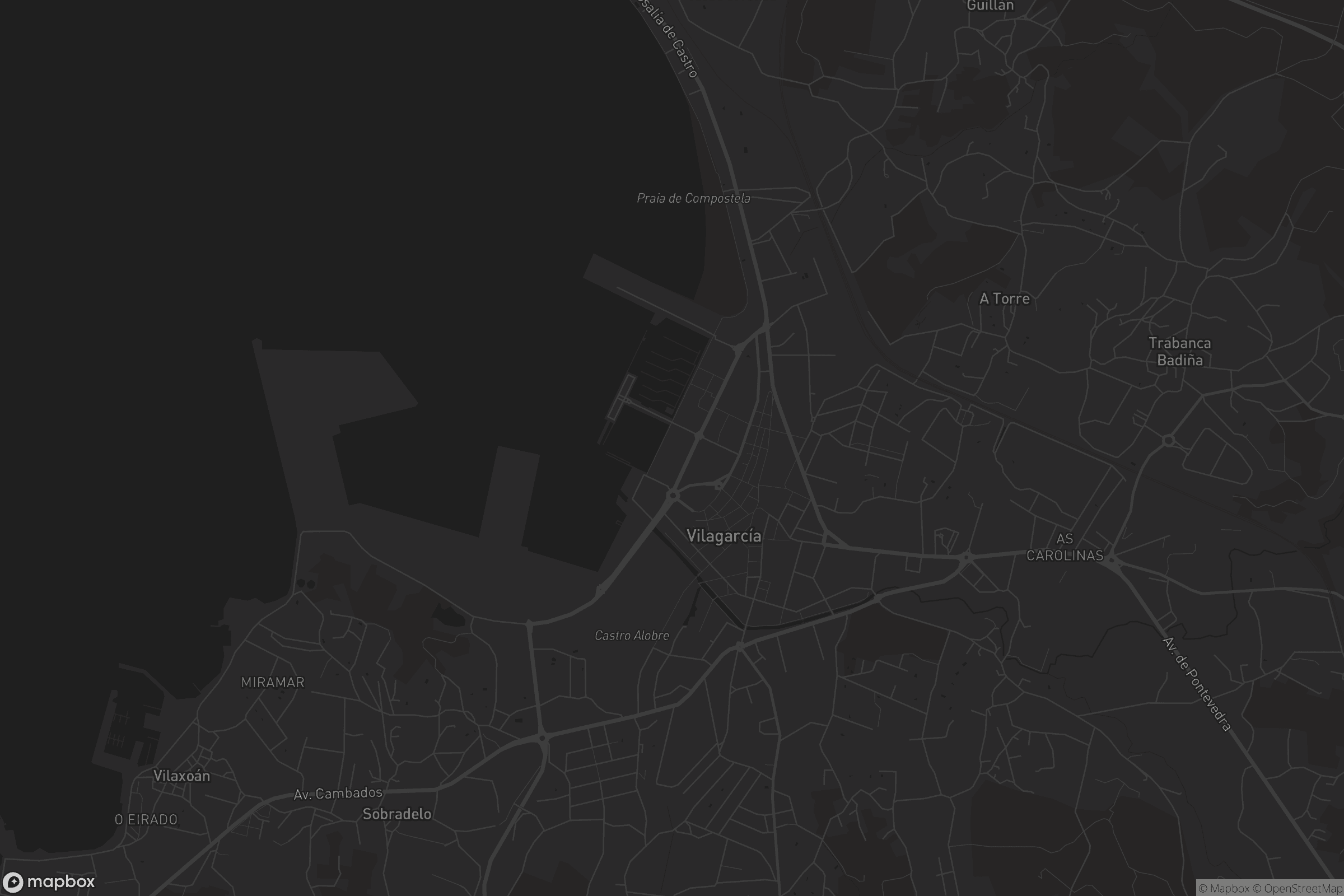Mapa de Vilagarcía
