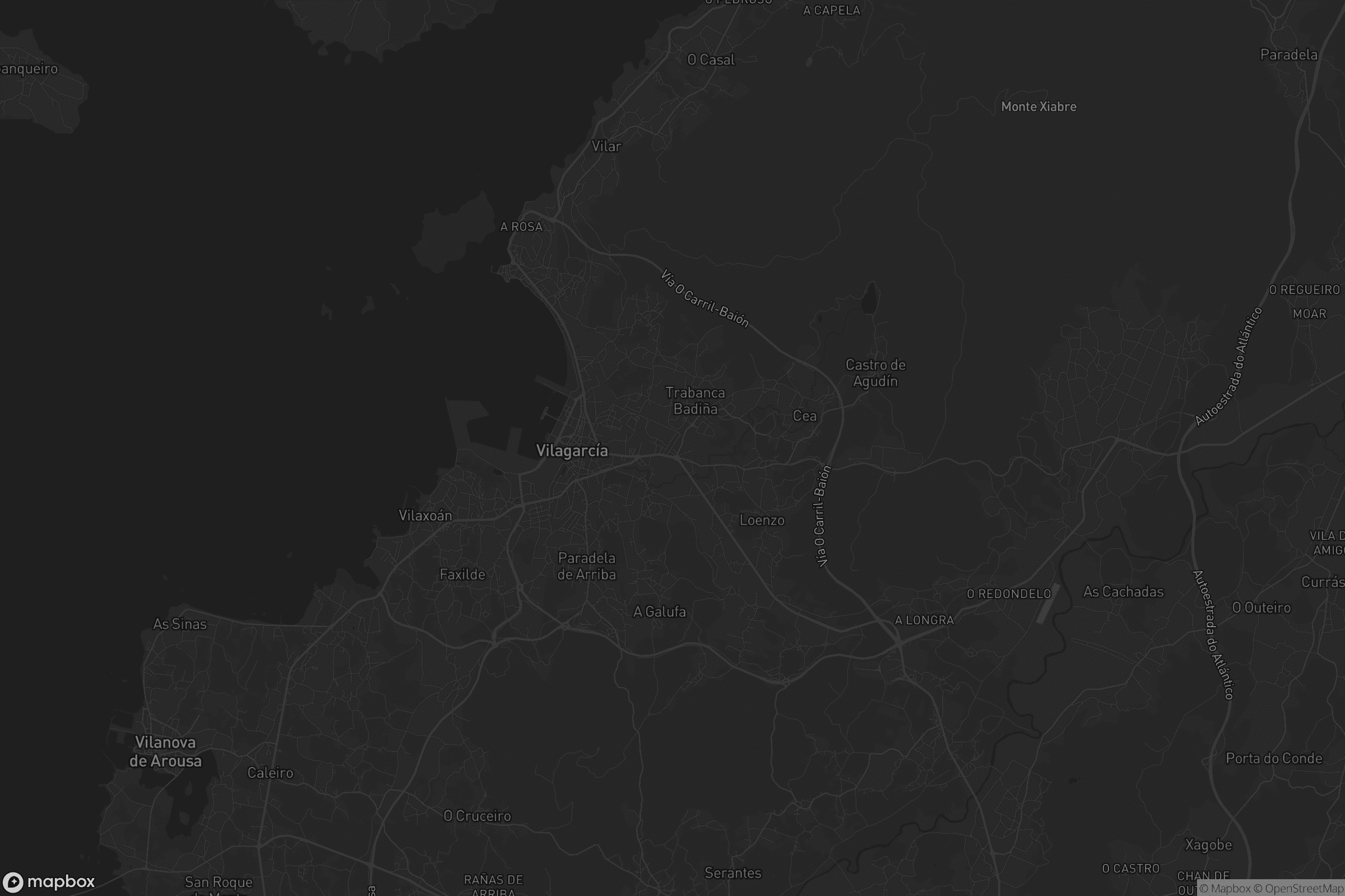 Mapa de Vilagarcía de Arousa