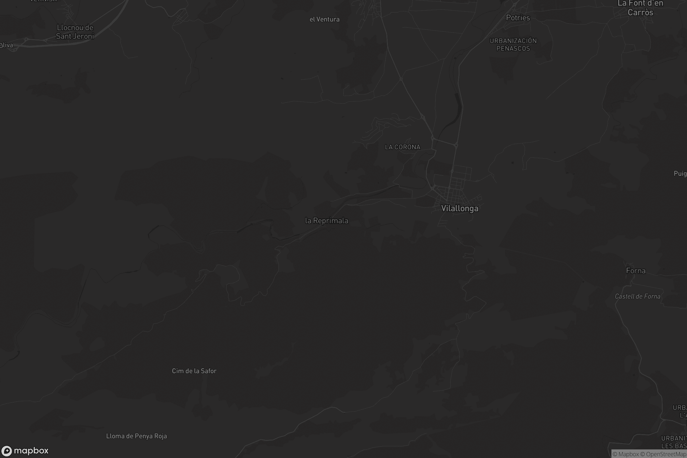 Mapa de Vilallonga / Villalonga