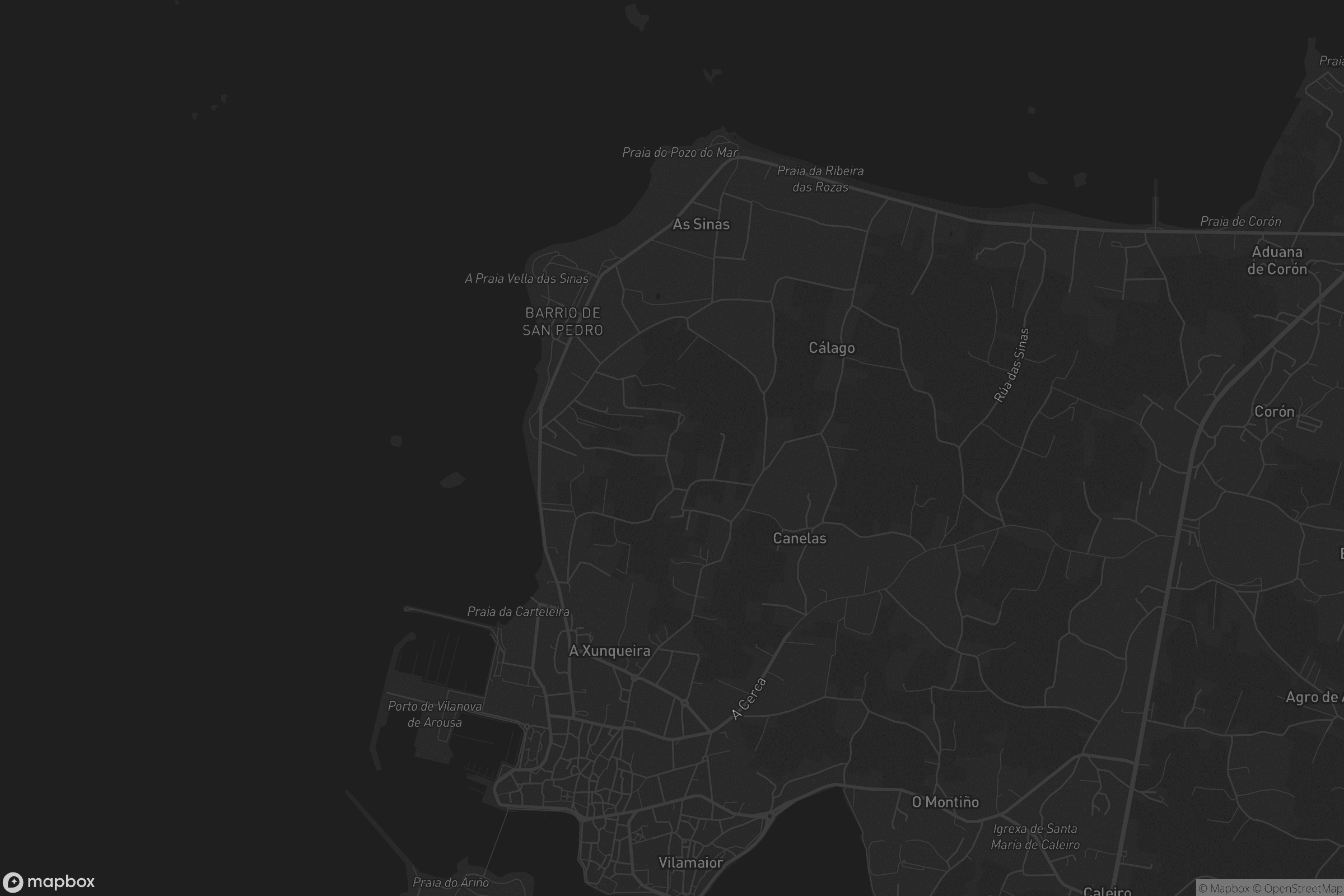 Mapa de Vilanova de Arousa