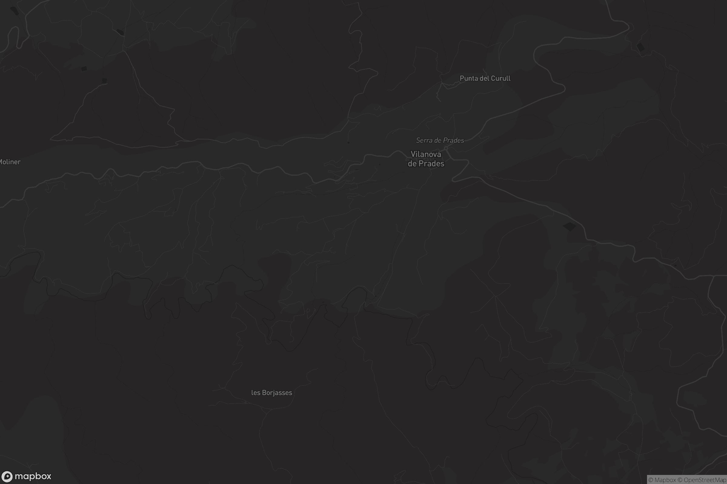 Mapa de Vilanova de Prades