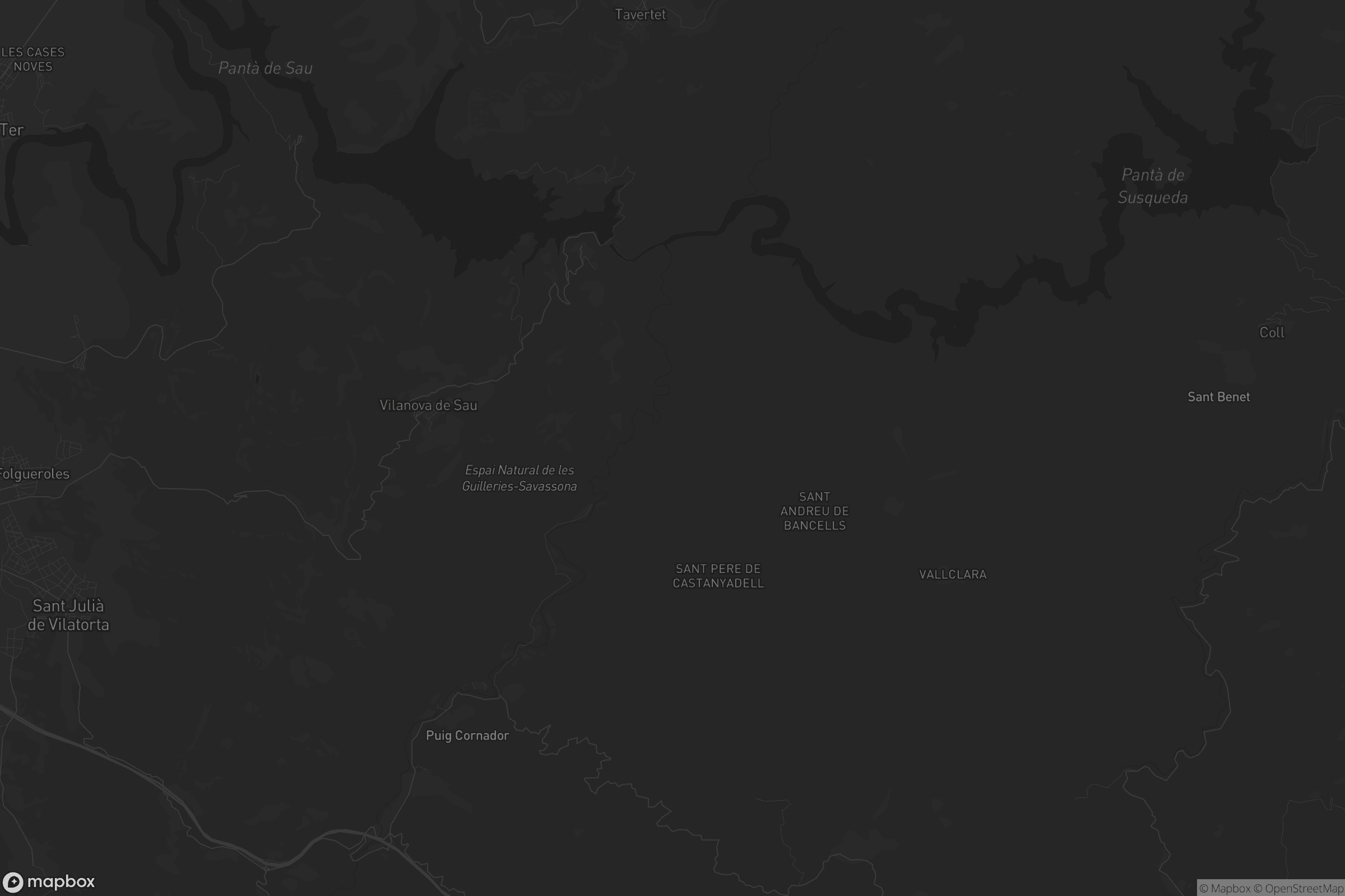 Mapa de Vilanova de Sau