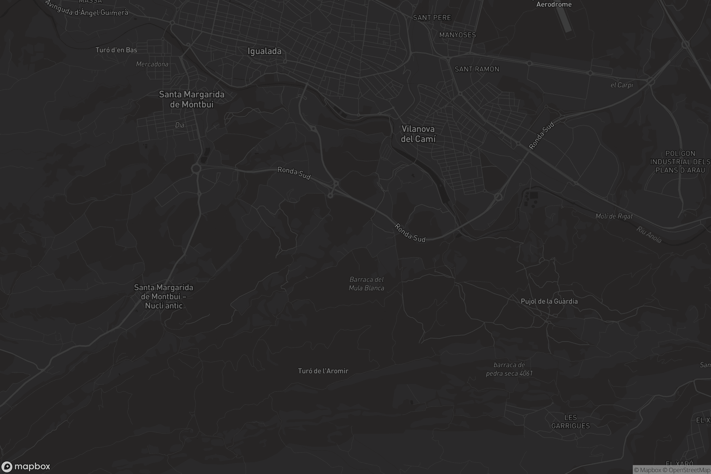 Mapa de Vilanova del Camí