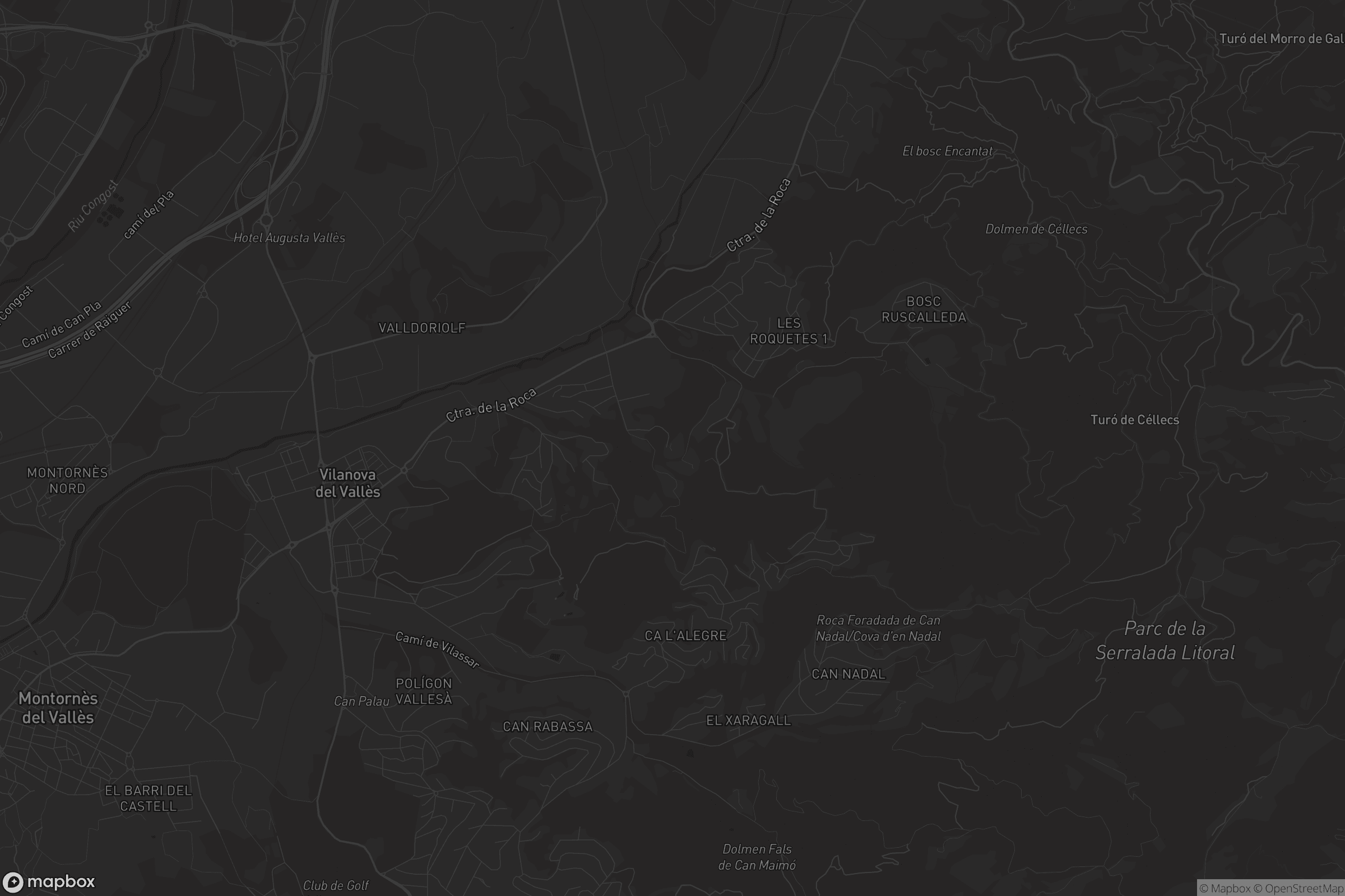 Mapa de Vilanova del Vallès