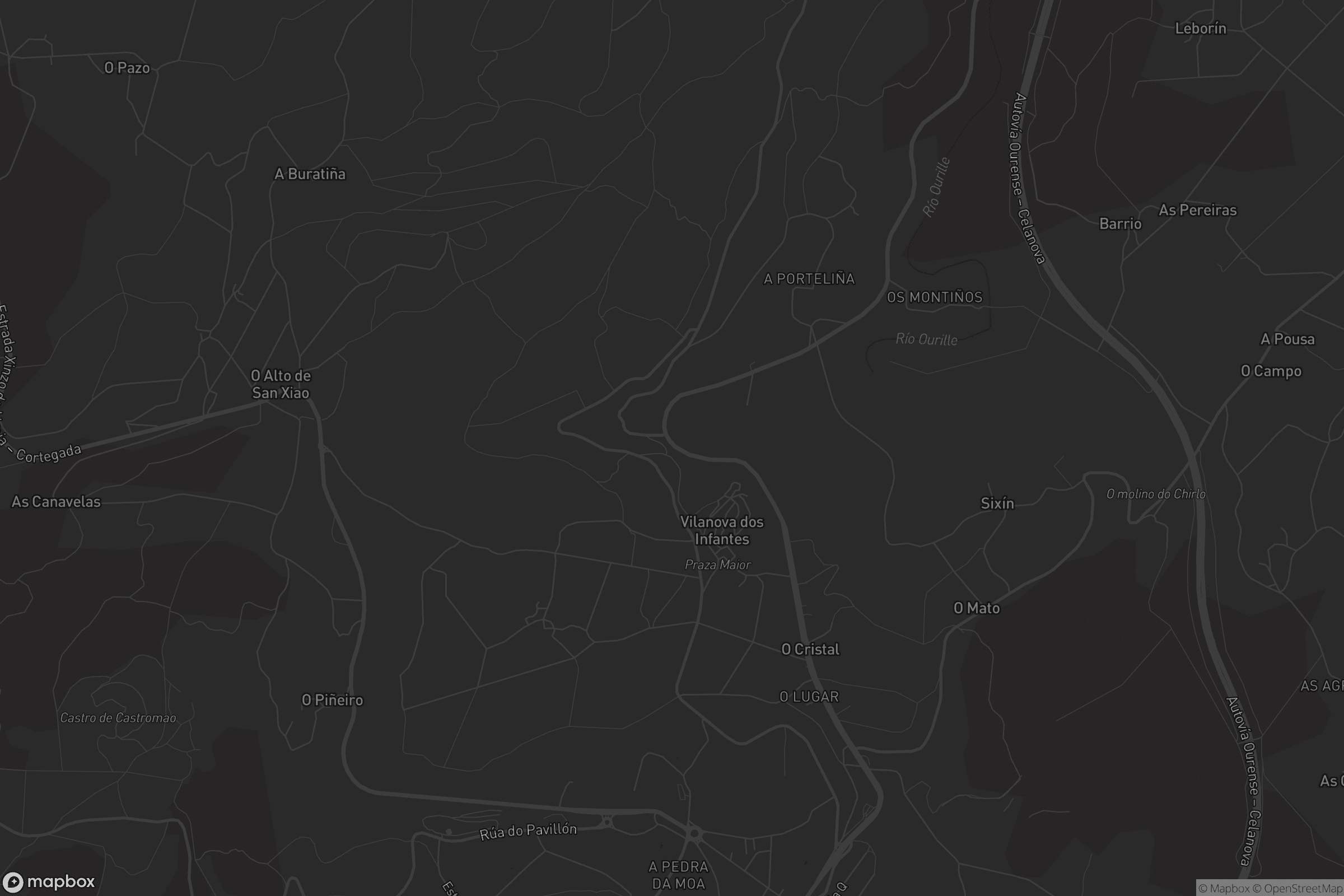 Mapa de Vilanova dos Infantes