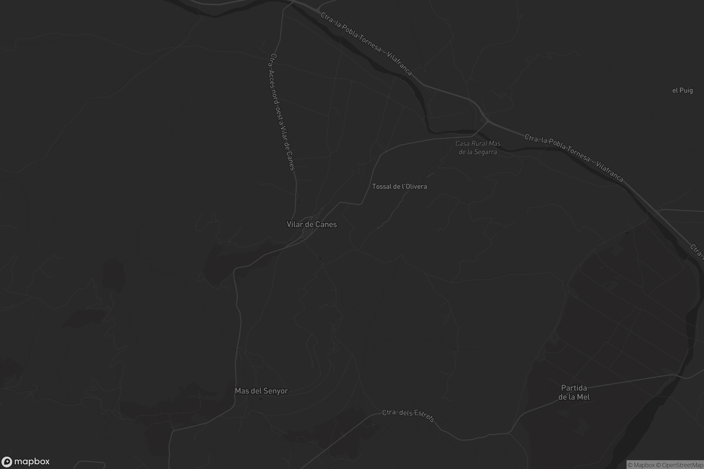 Mapa de Vilar de Canes