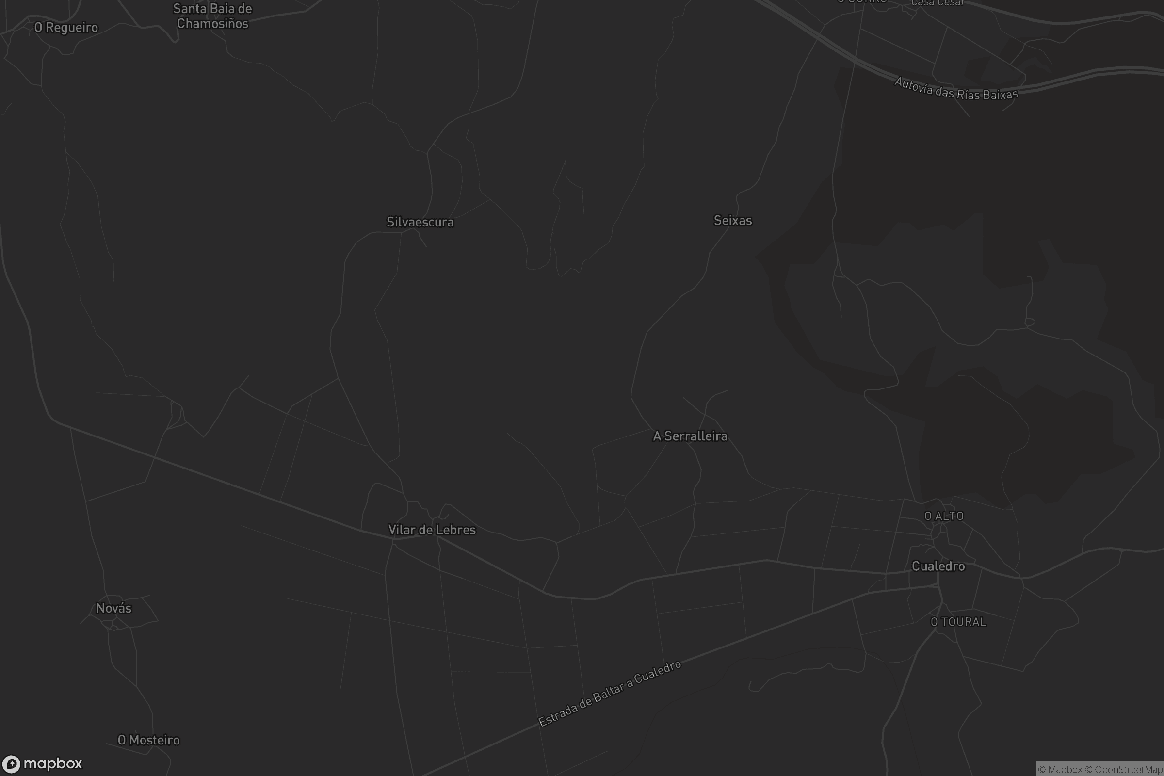 Mapa de Vilar de Lebres