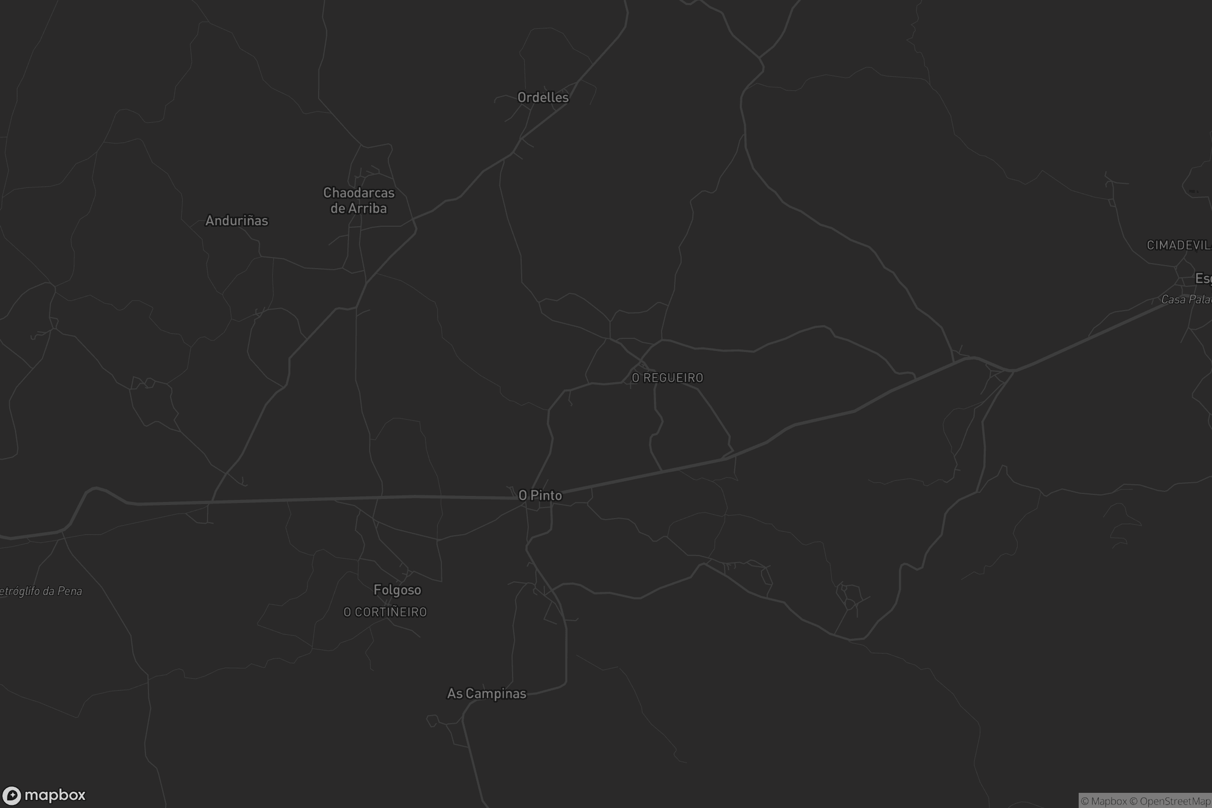 Mapa de Vilar de Ordelles