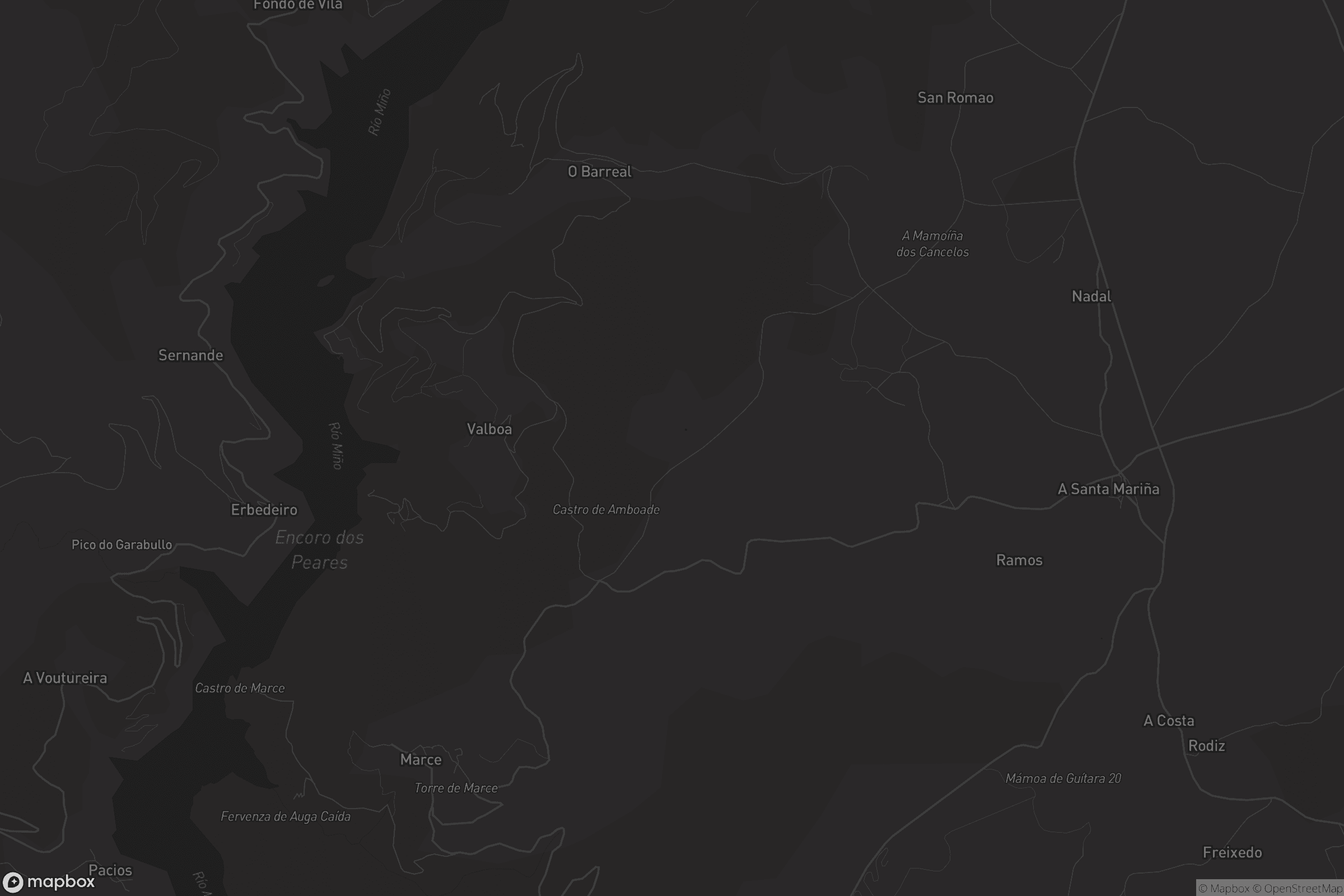 Mapa de Vilar de Ortelle