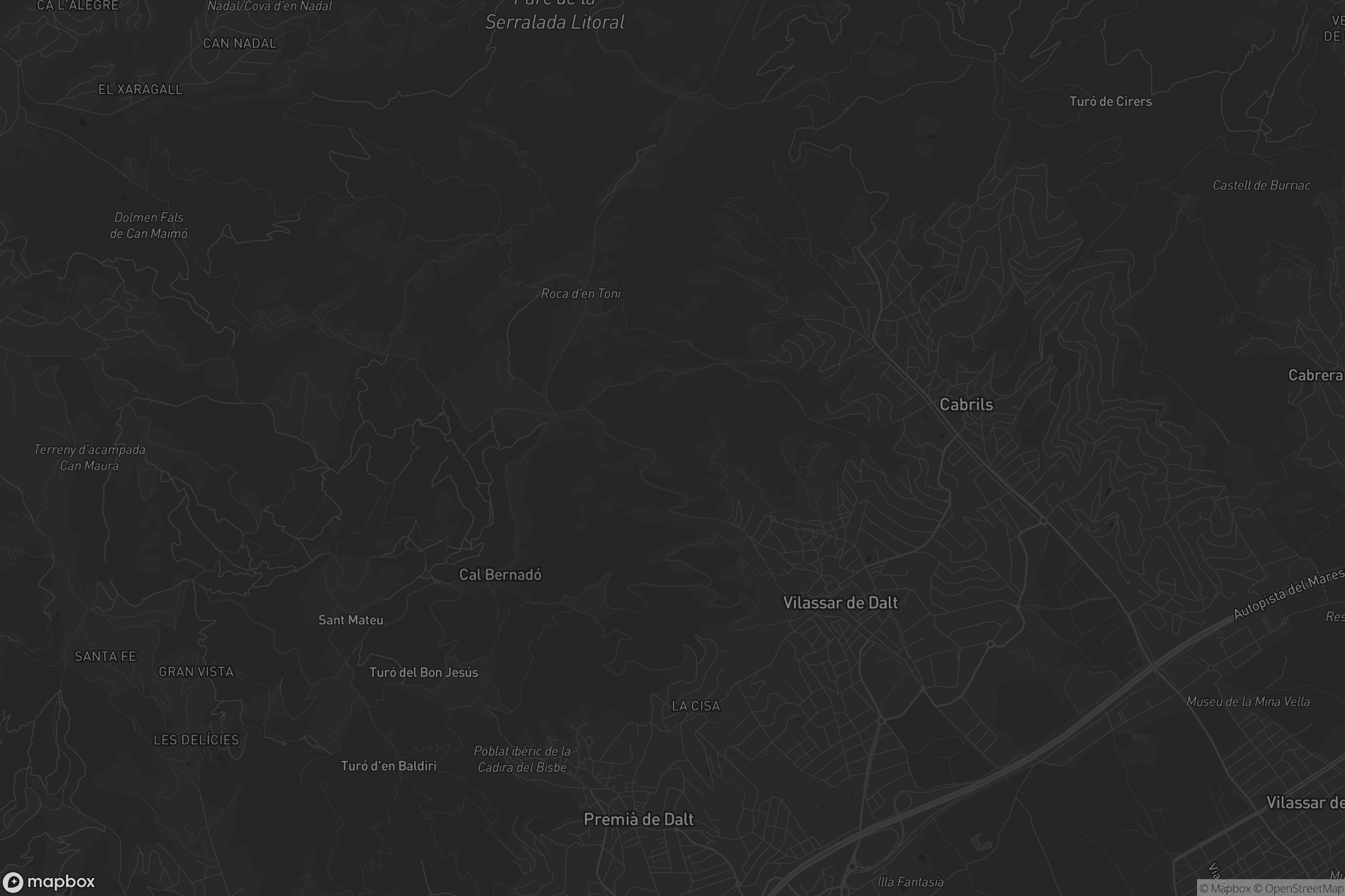 Mapa de Vilassar de Dalt