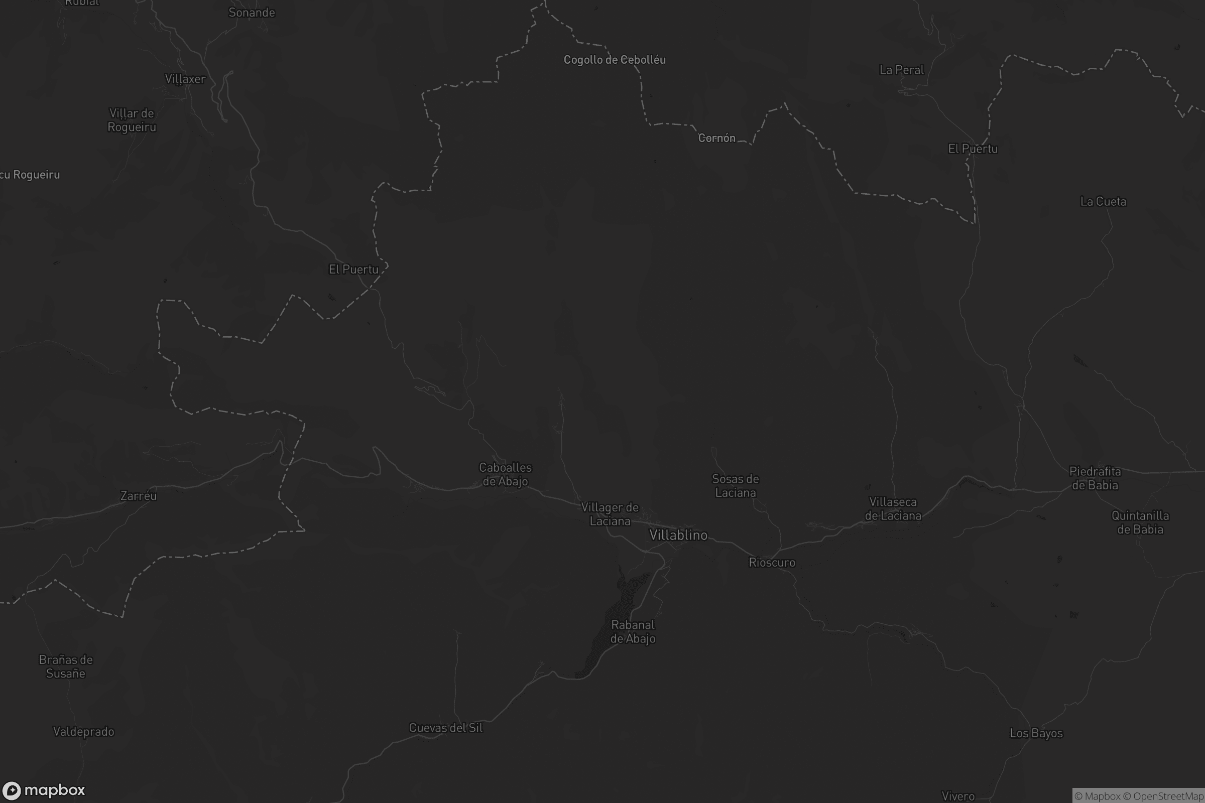 Mapa de Villablino