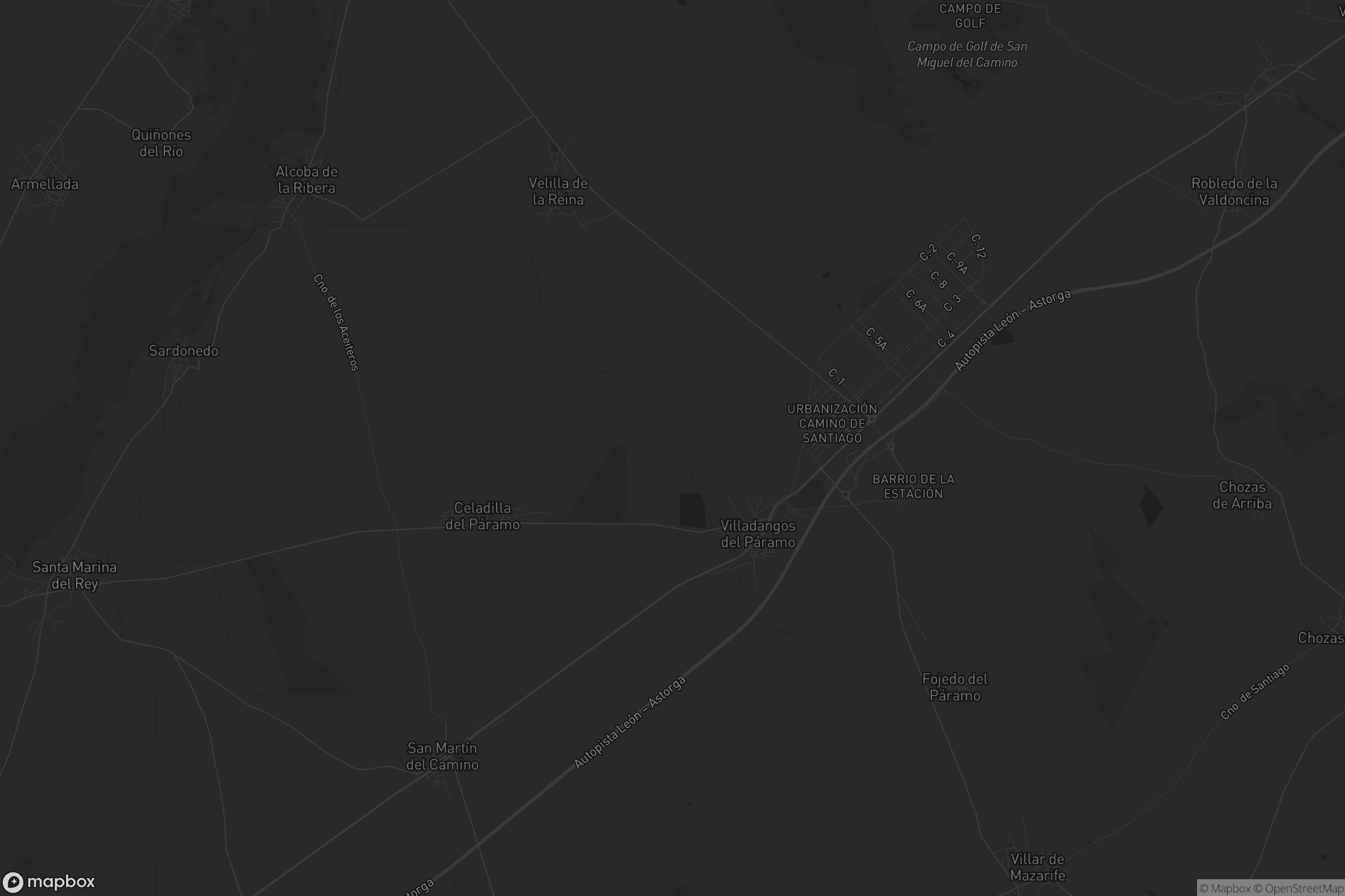 Mapa de Villadangos del Páramo