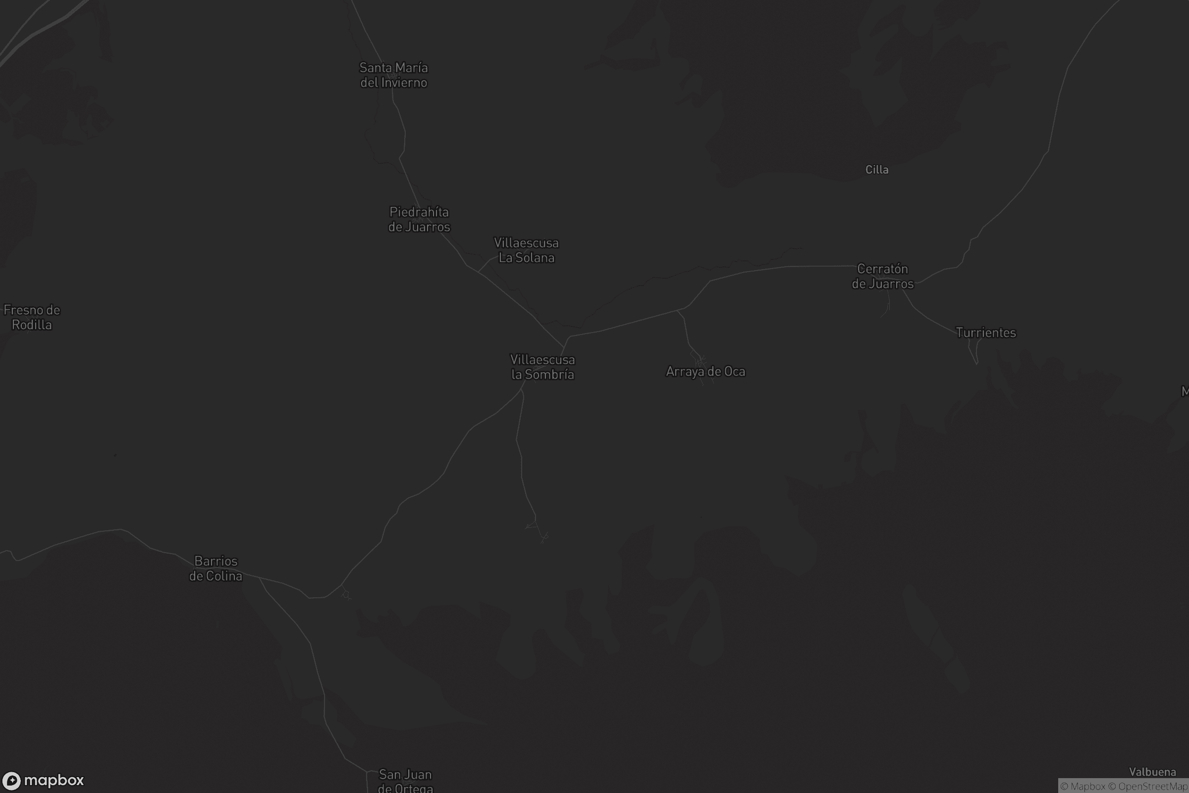 Mapa de Villaescusa la Sombría