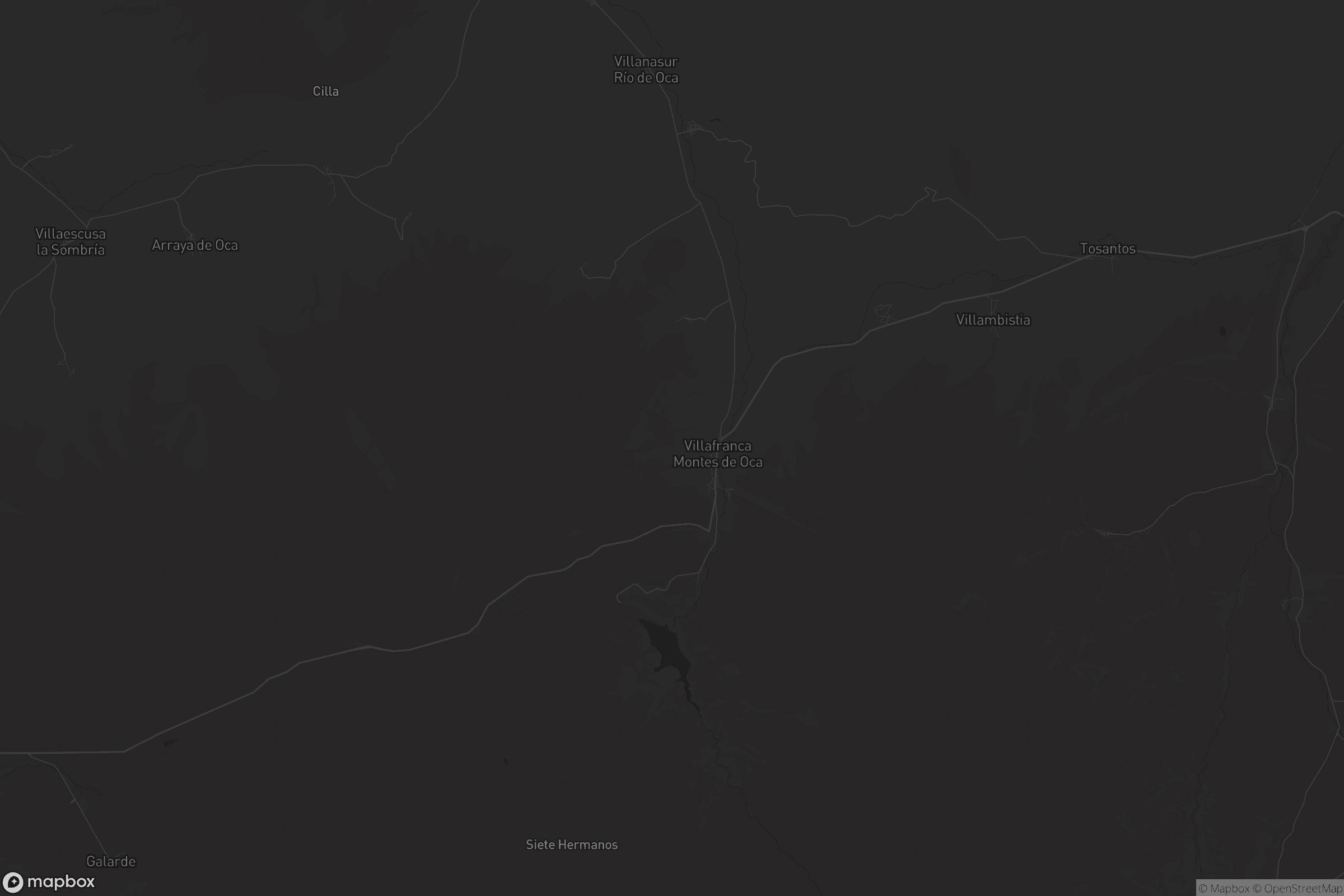 Mapa de Villafranca Montes de Oca