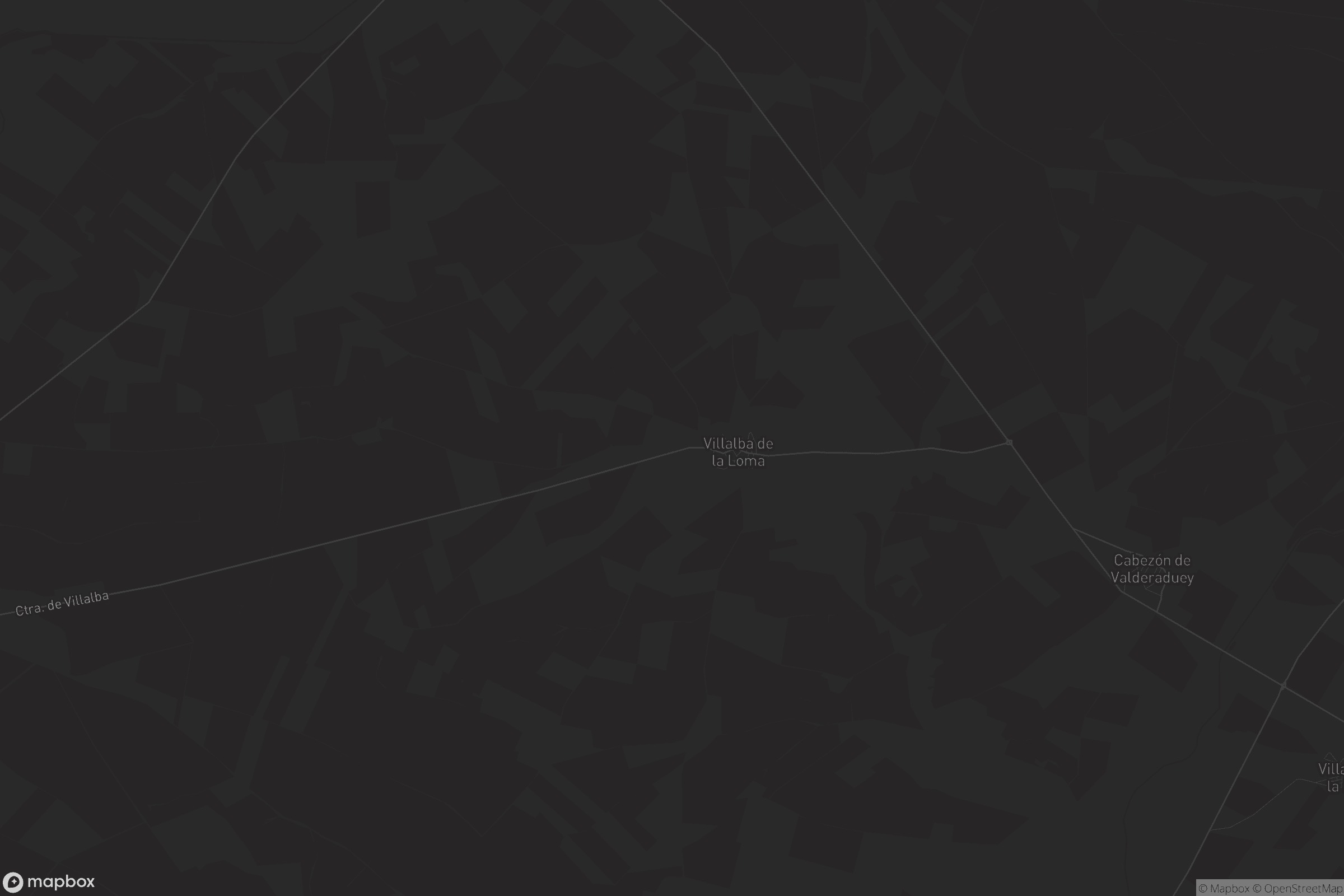 Mapa de Villalba de la Loma