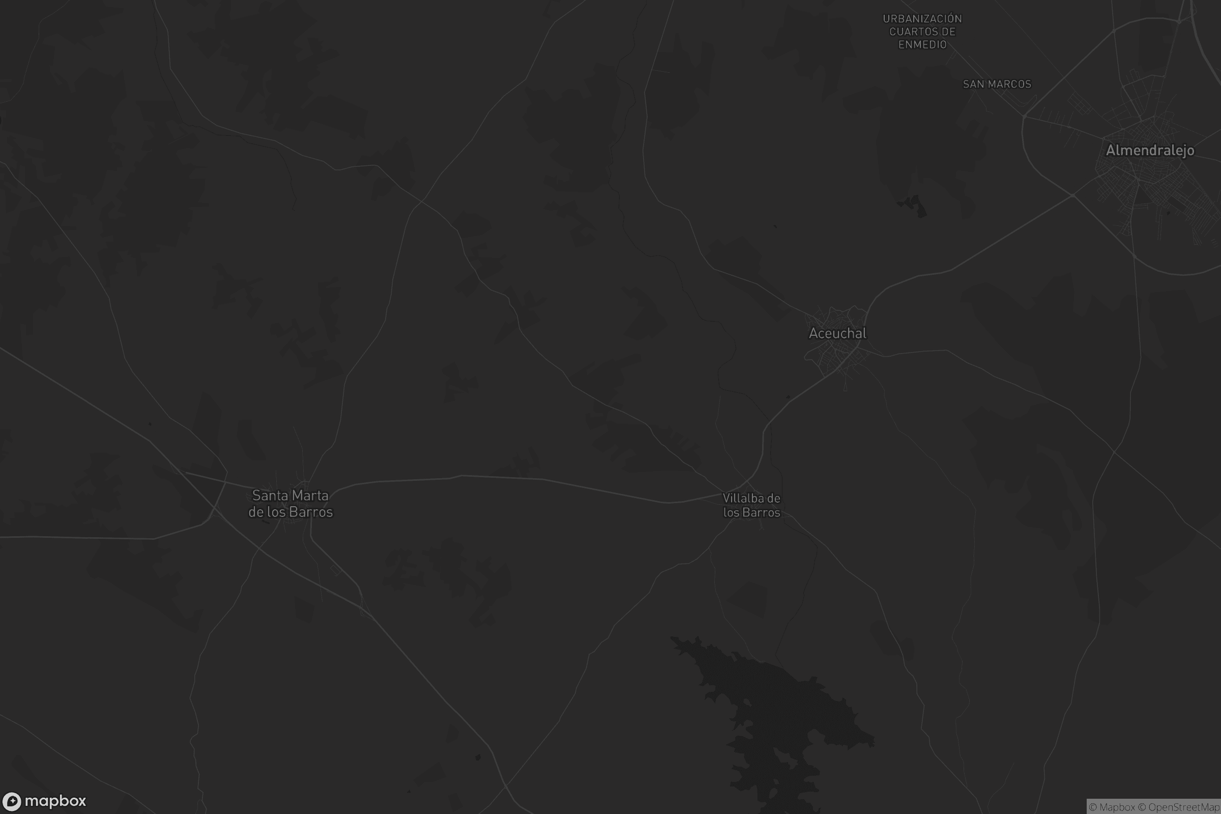 Mapa de Villalba de los Barros