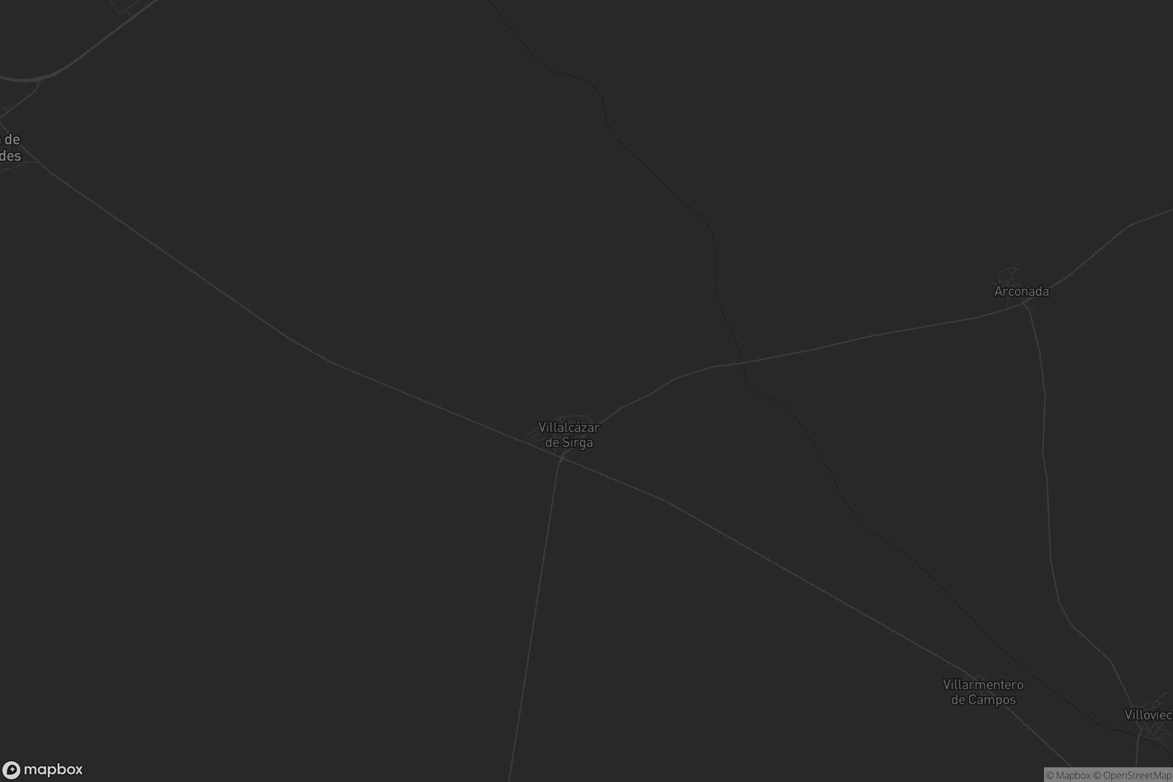Mapa de Villalcázar de Sirga