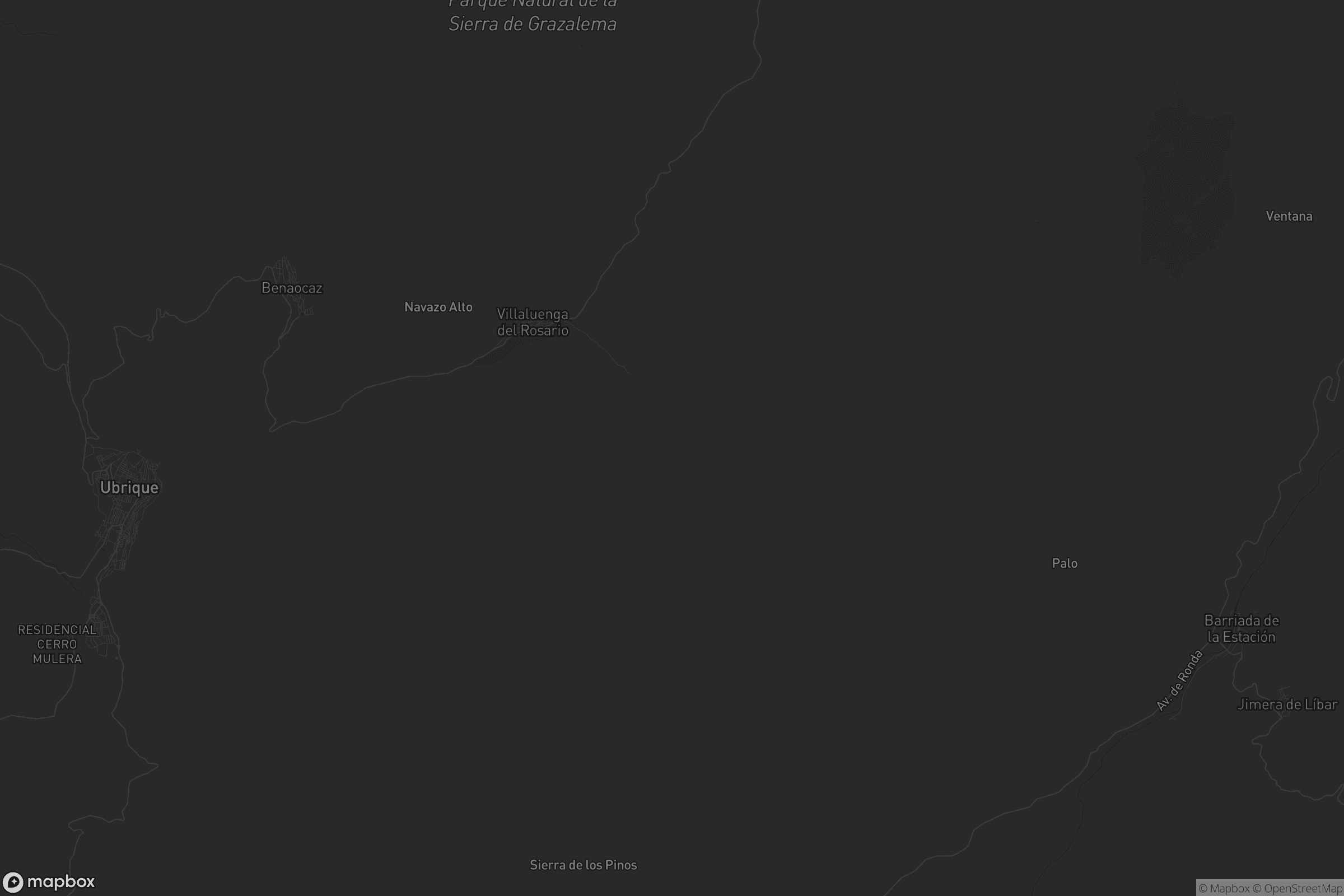 Mapa de Villaluenga del Rosario