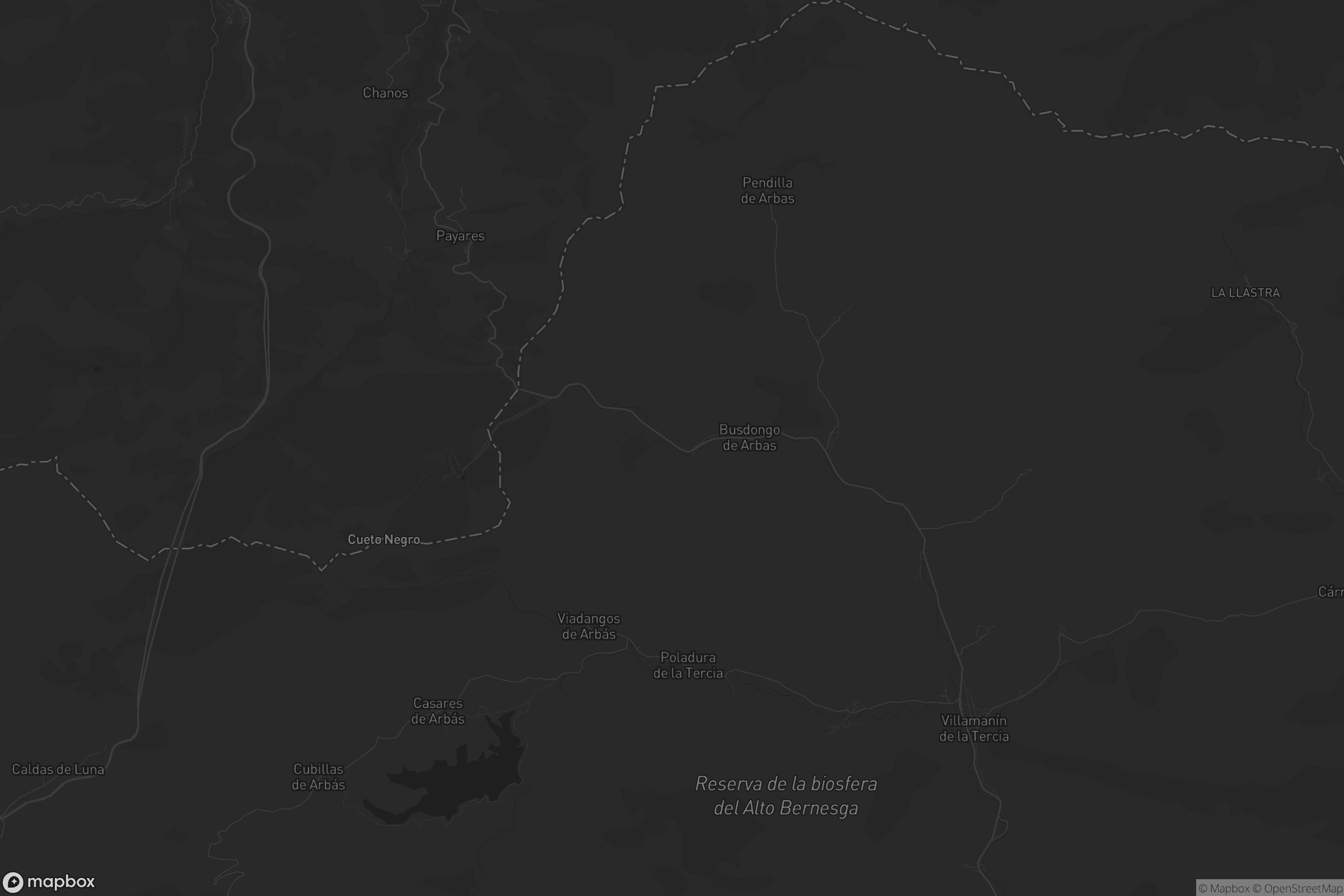 Mapa de Villamanín
