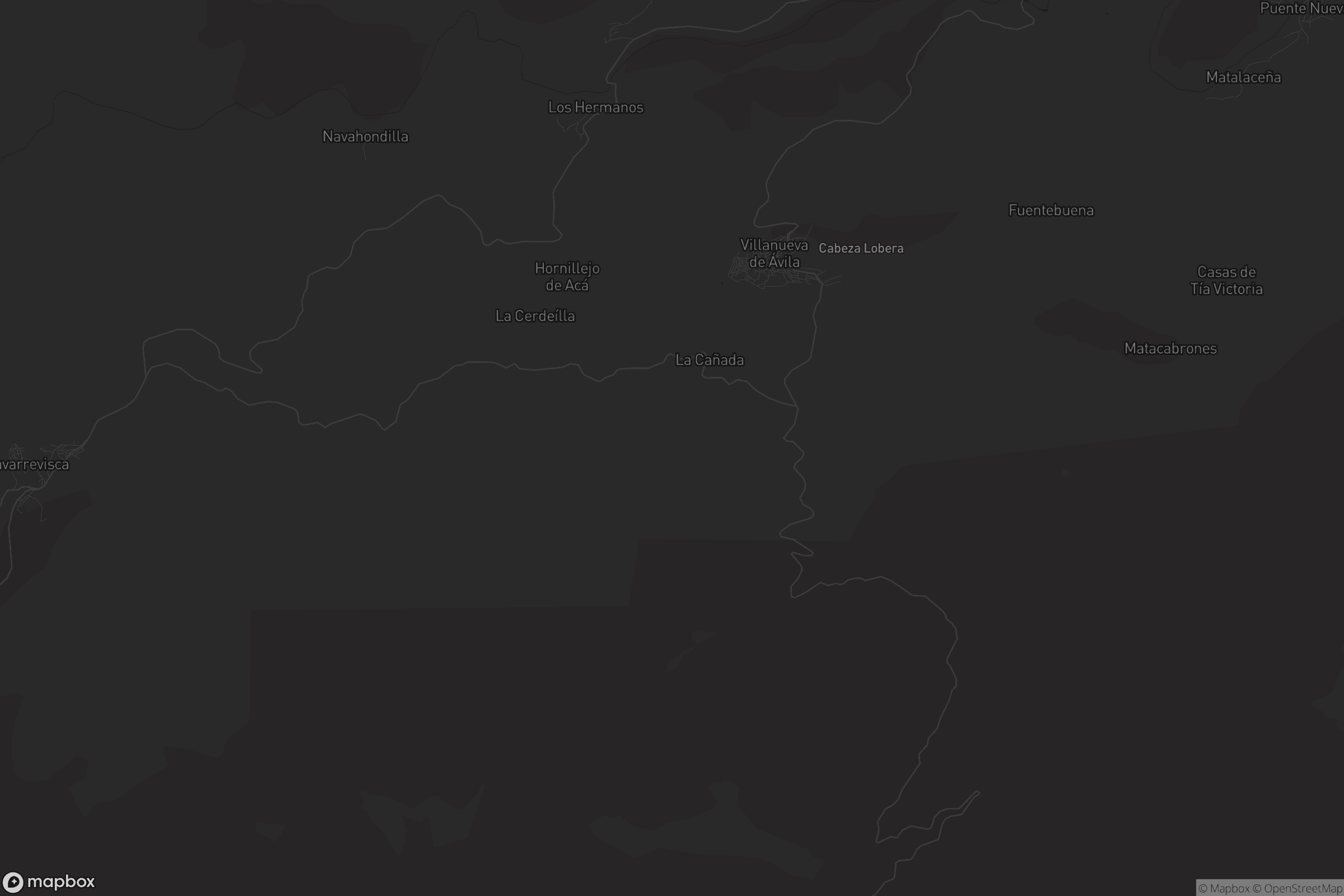 Mapa de Villanueva de Ávila