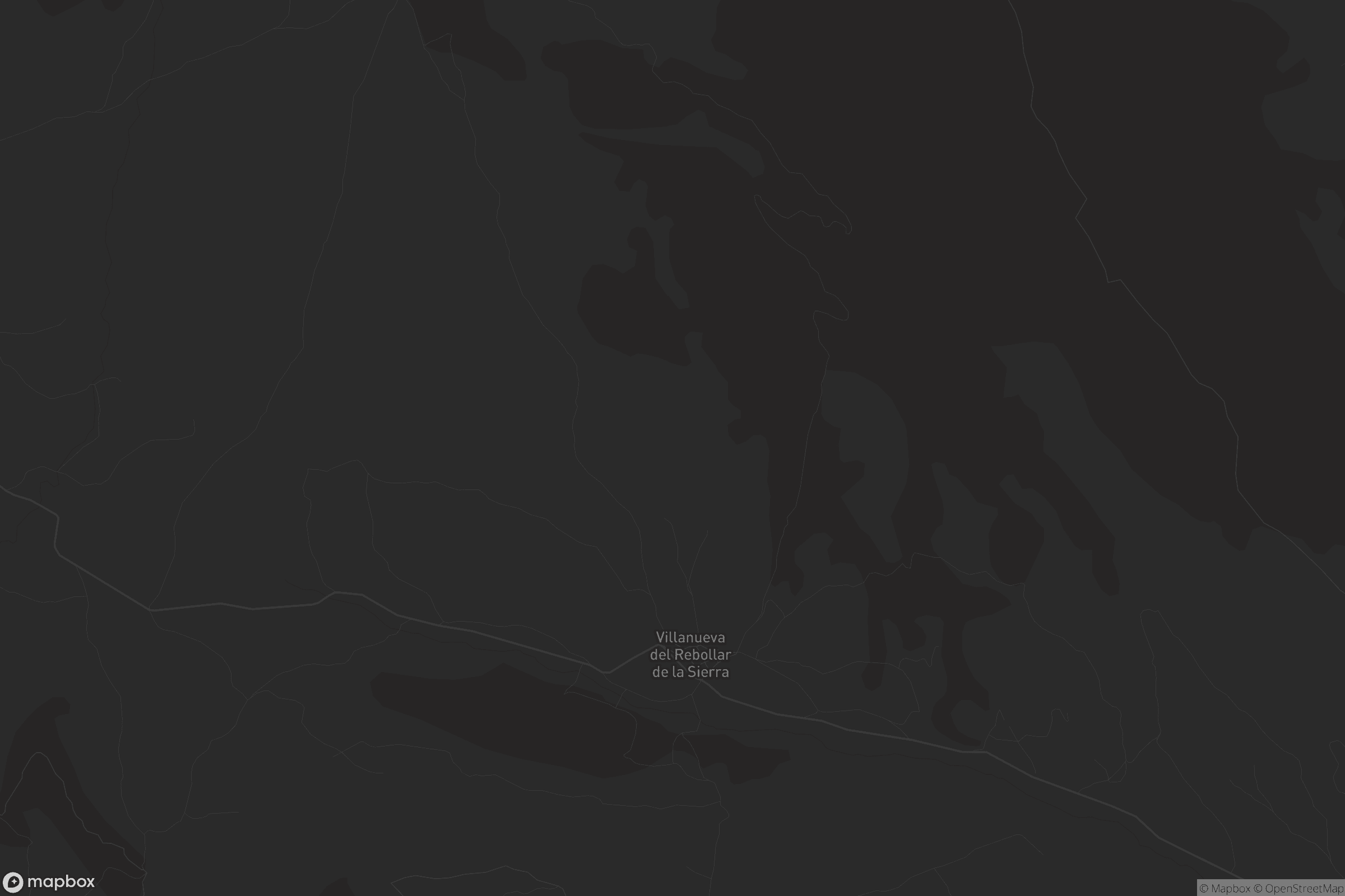 Mapa de Villanueva del Rebollar de la Sierra