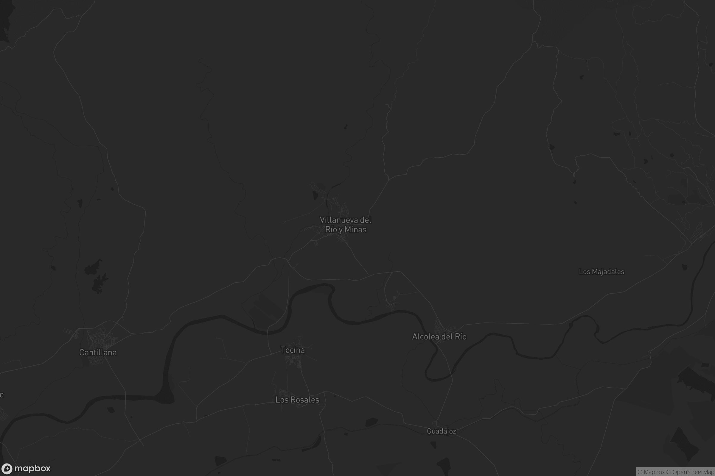 Mapa de Villanueva del Río y Minas