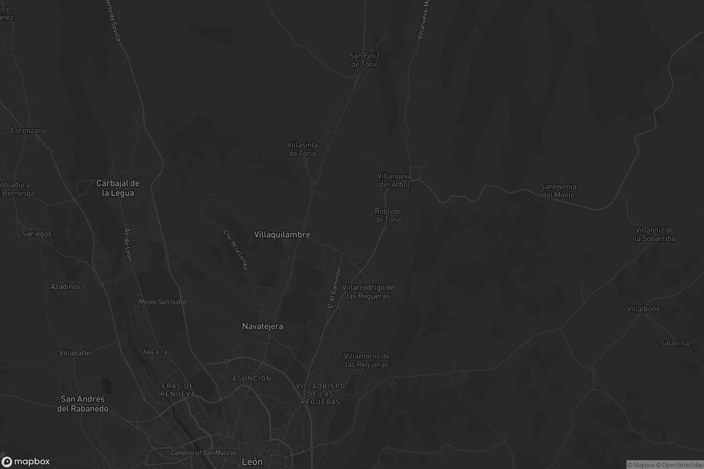 Mapa de Villaquilambre