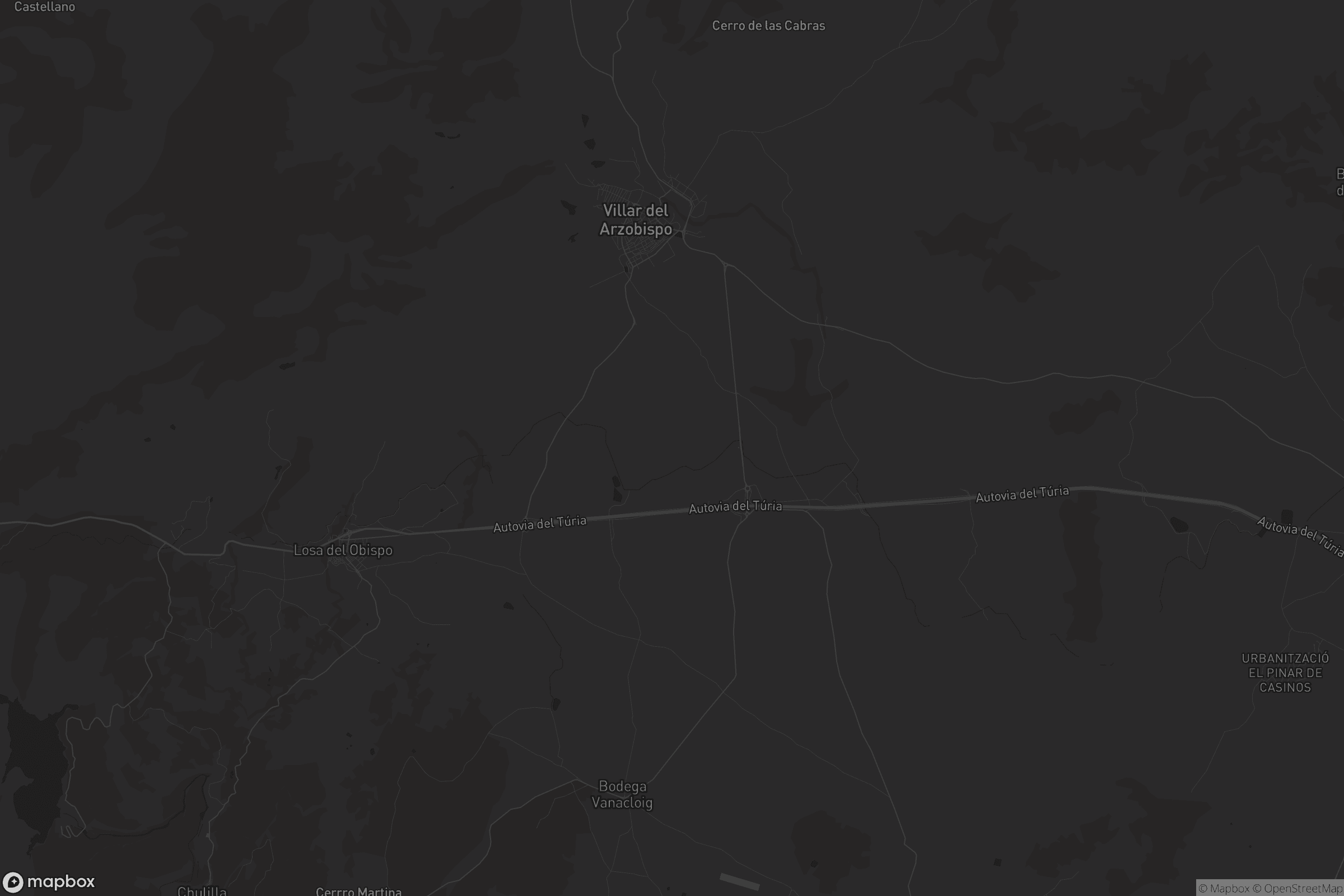 Mapa de Villar del Arzobispo