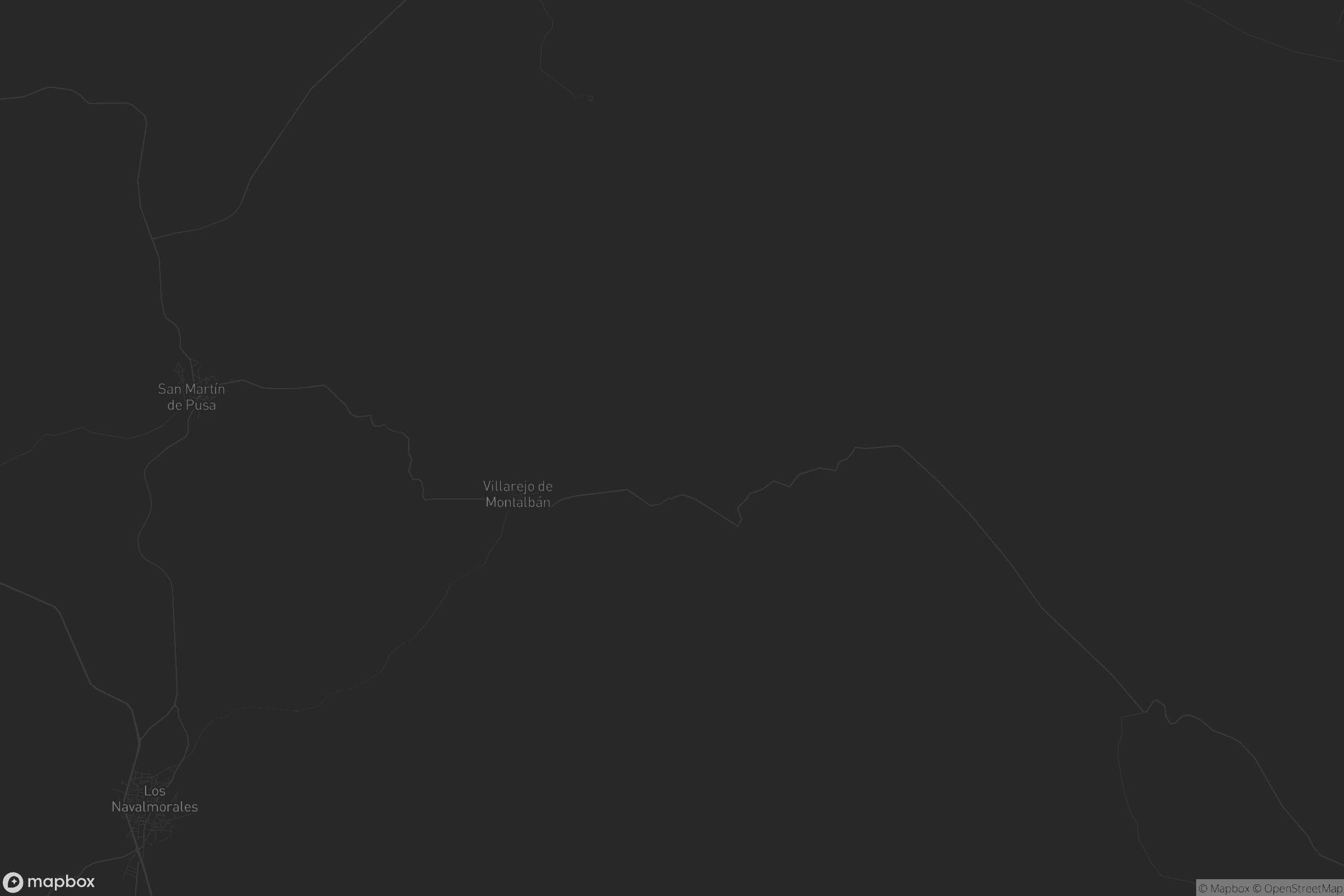 Mapa de Villarejo de Montalbán