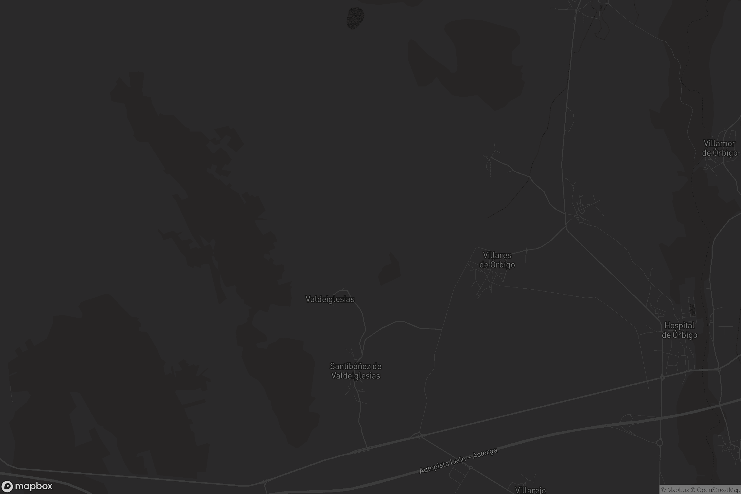 Mapa de Villares de Órbigo