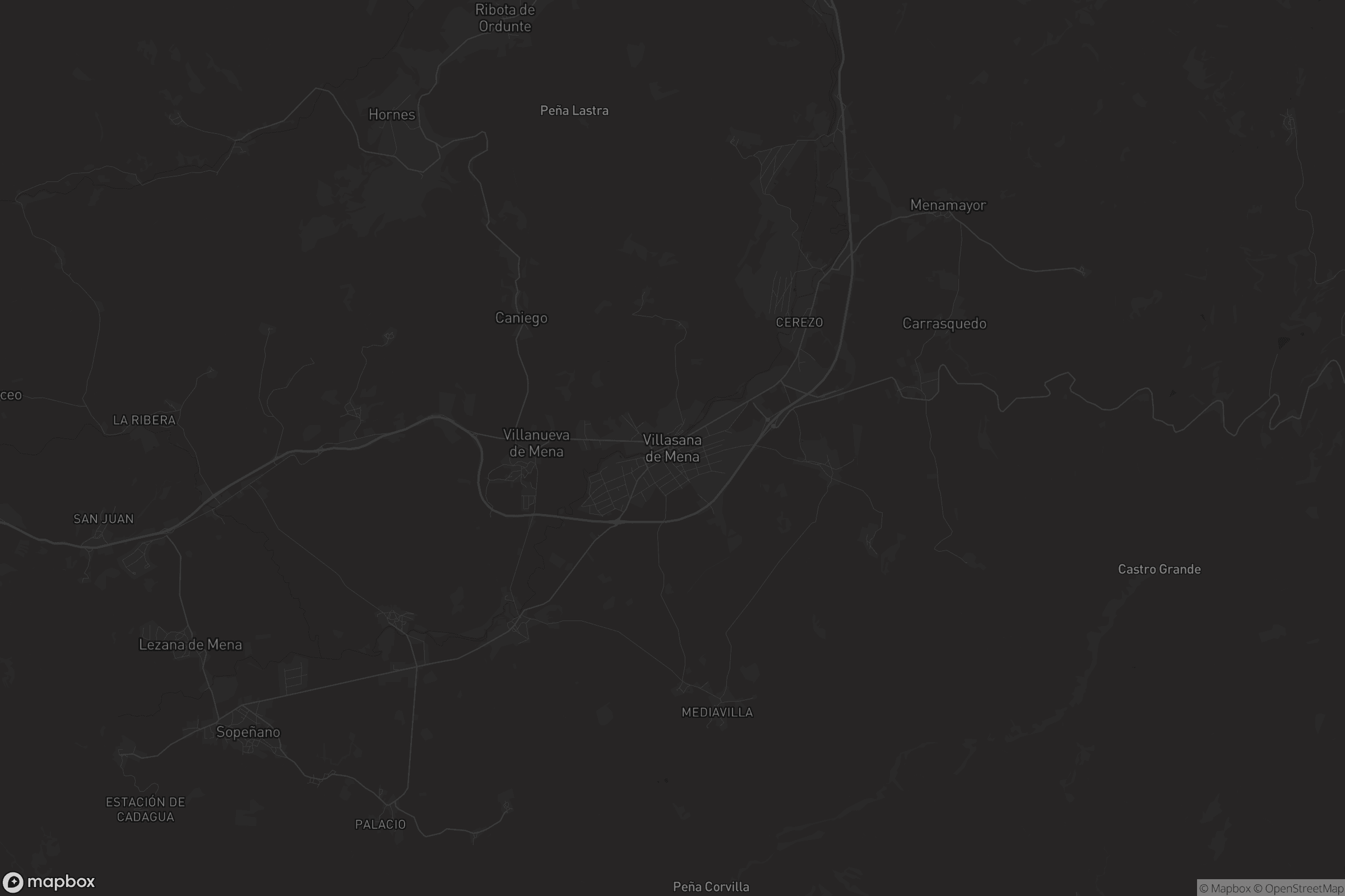 Mapa de Villasana de Mena