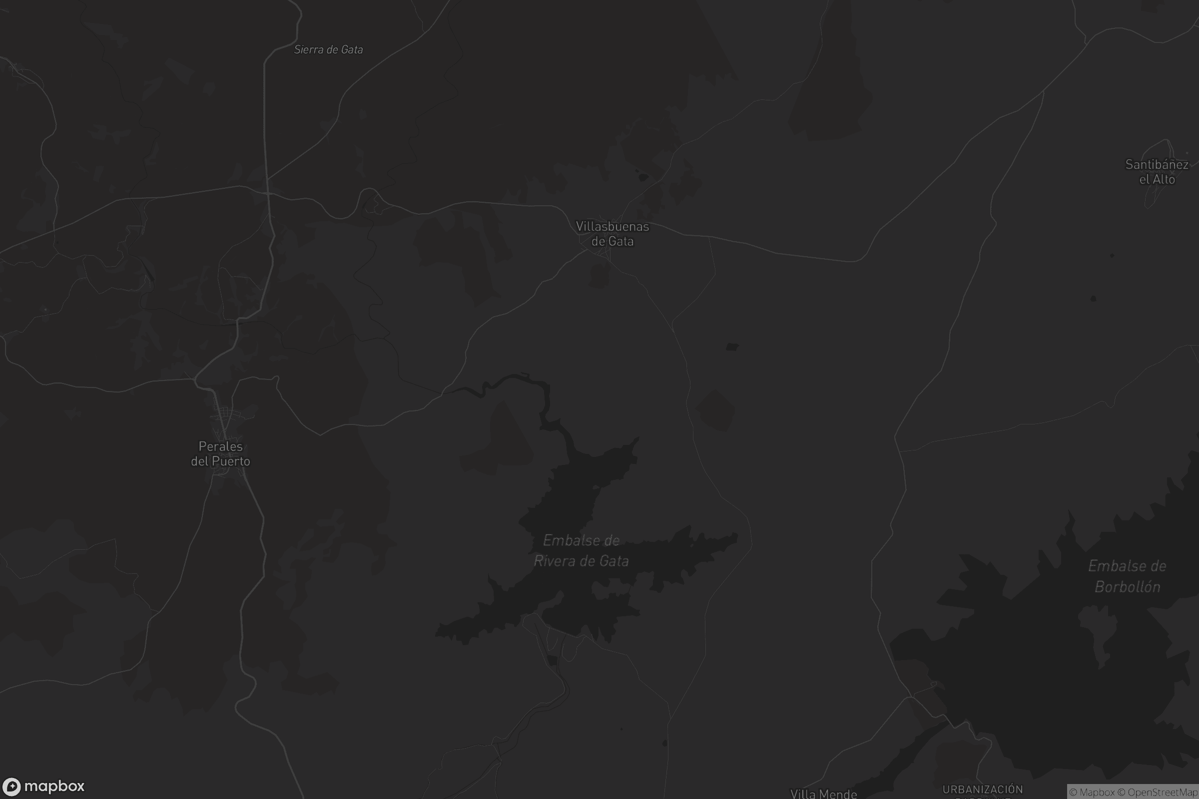Mapa de Villasbuenas de Gata