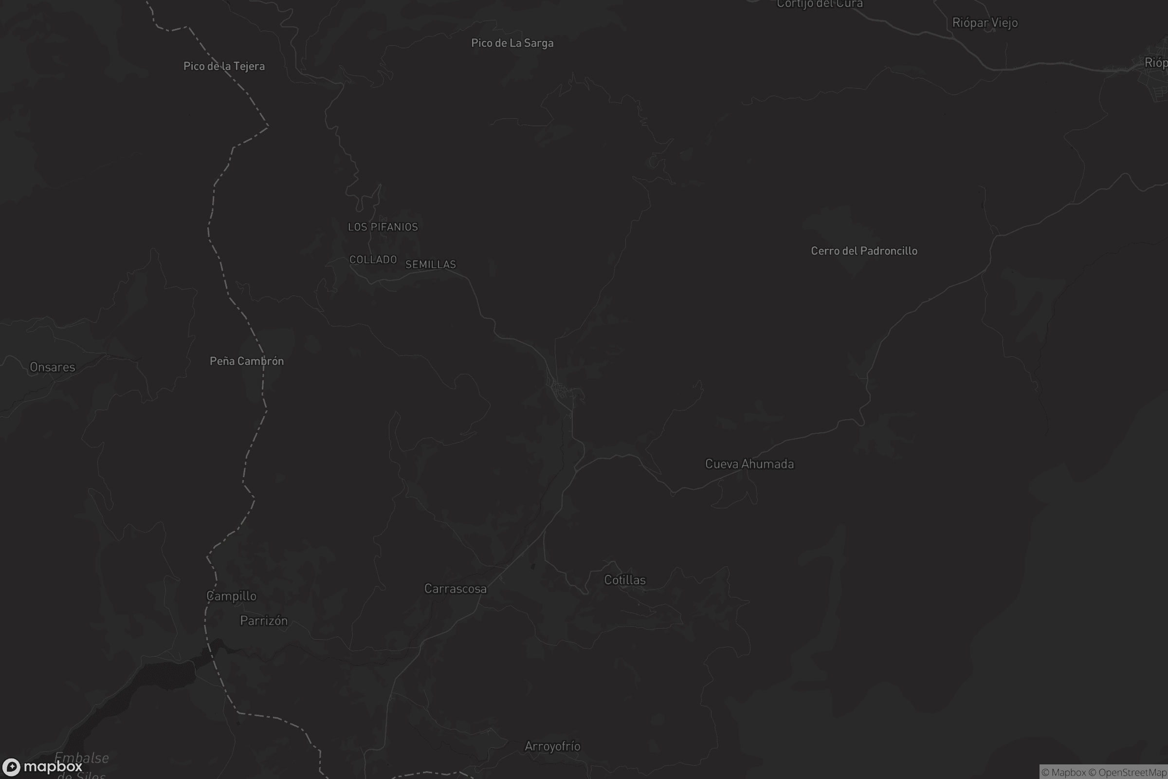 Mapa de Villaverde de Guadalimar