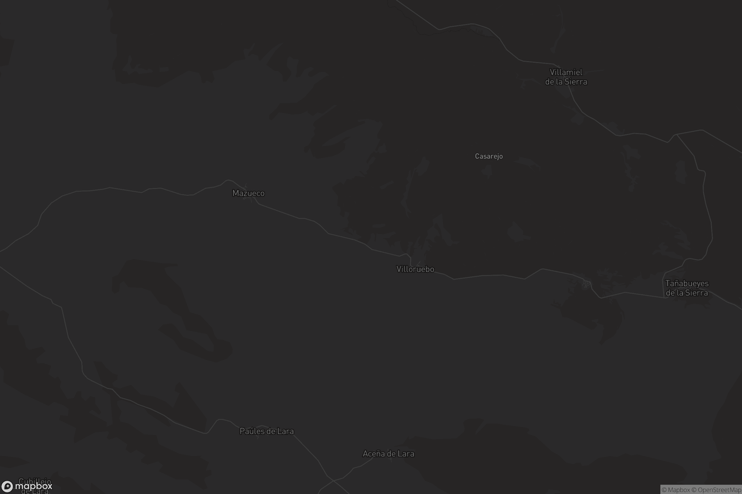 Mapa de Villoruebo
