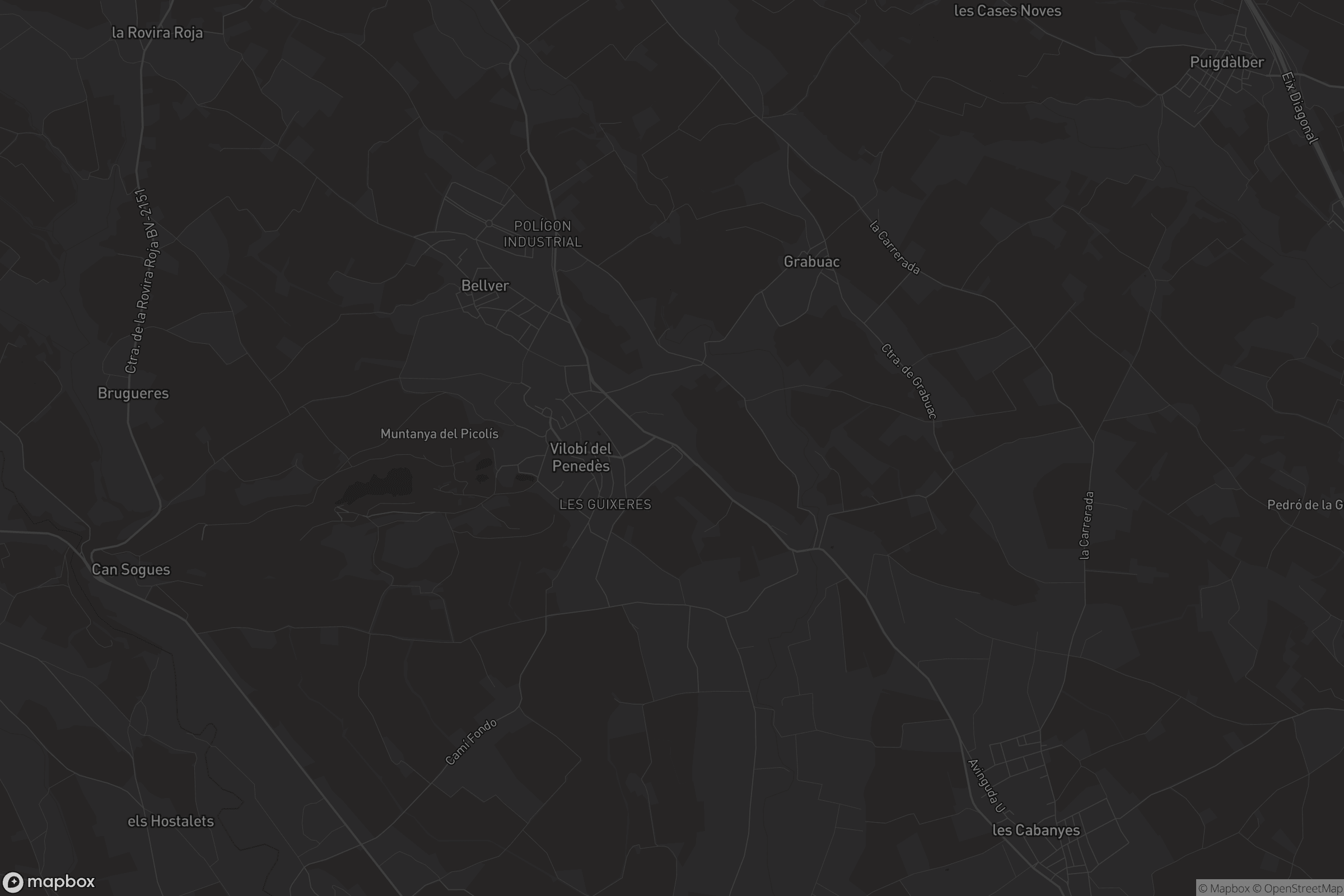 Mapa de Vilobí del Penedès