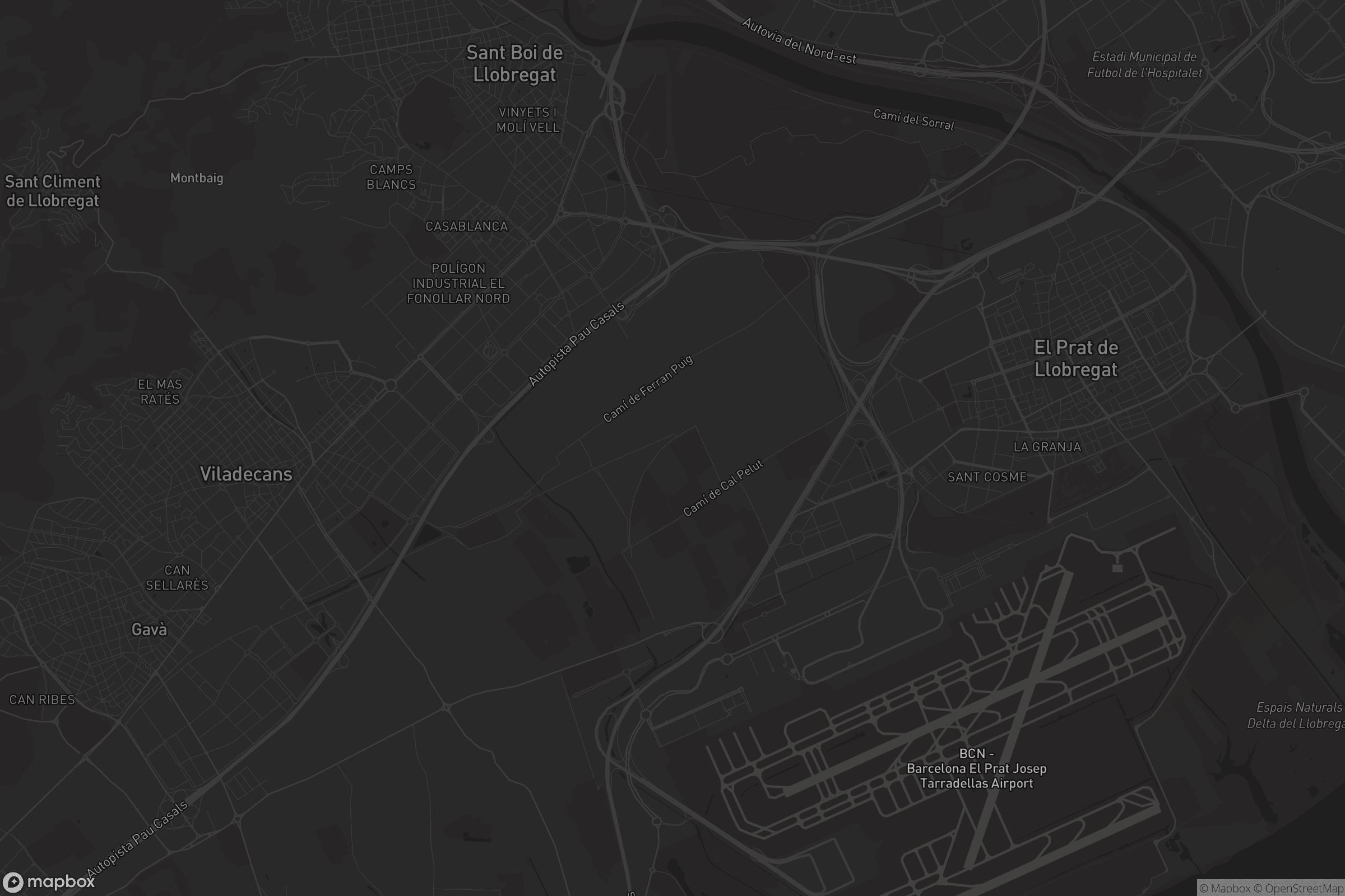 Mapa de Vinyets i Molí Vell