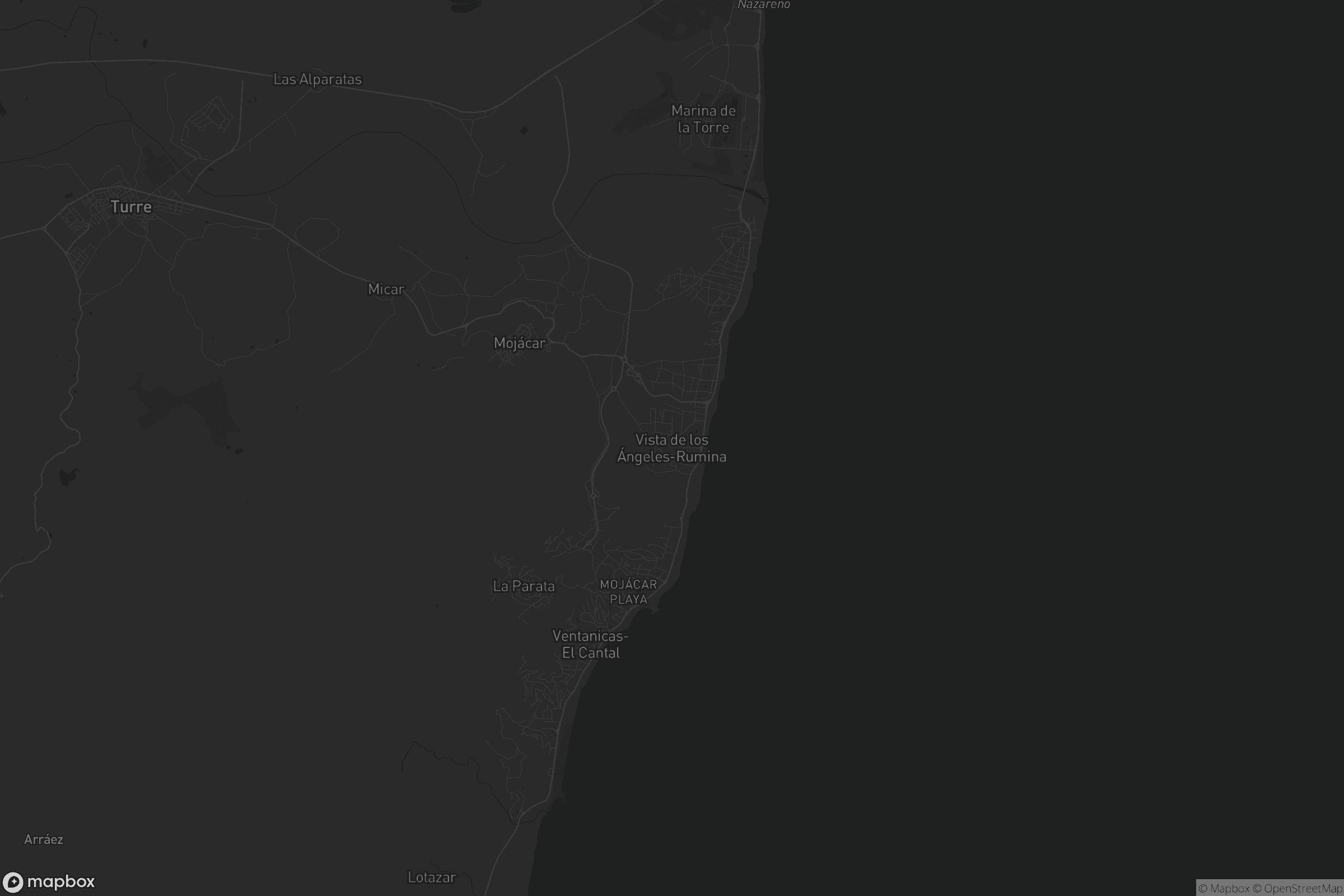 Mapa de Vista de los Ángeles-Rumina