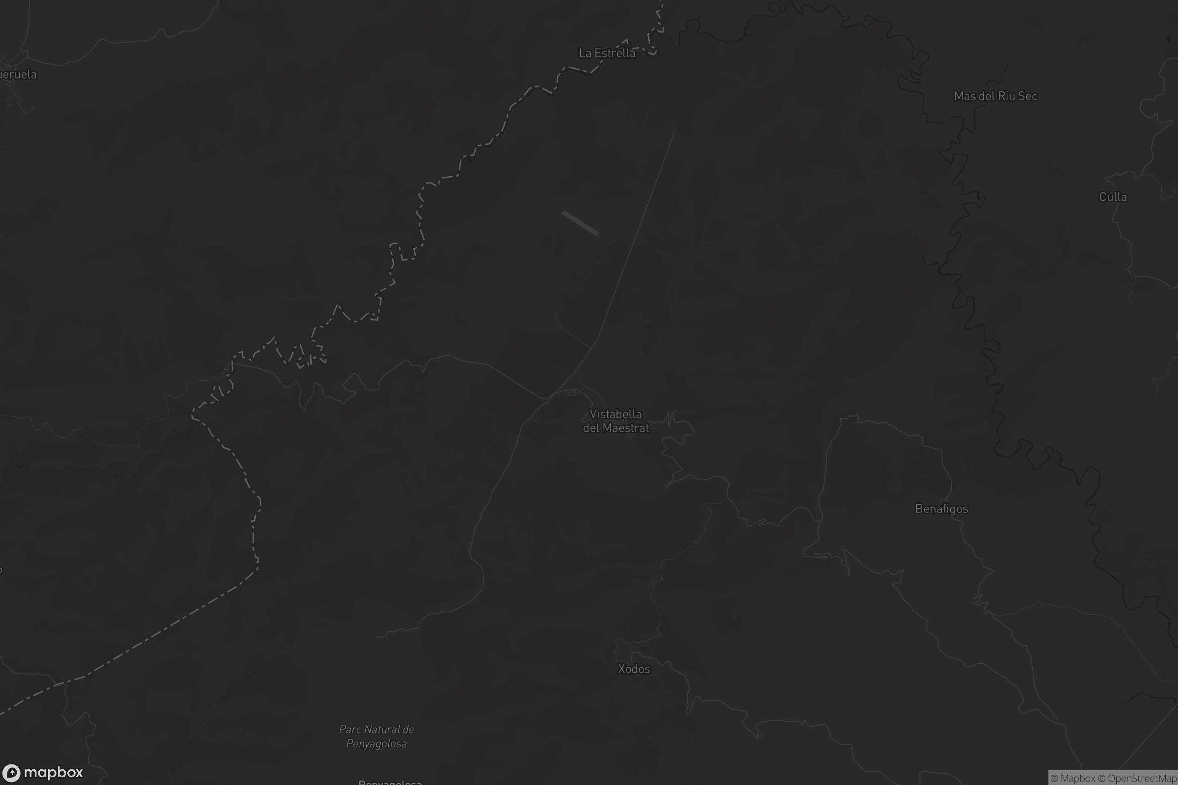 Mapa de Vistabella del Maestrat