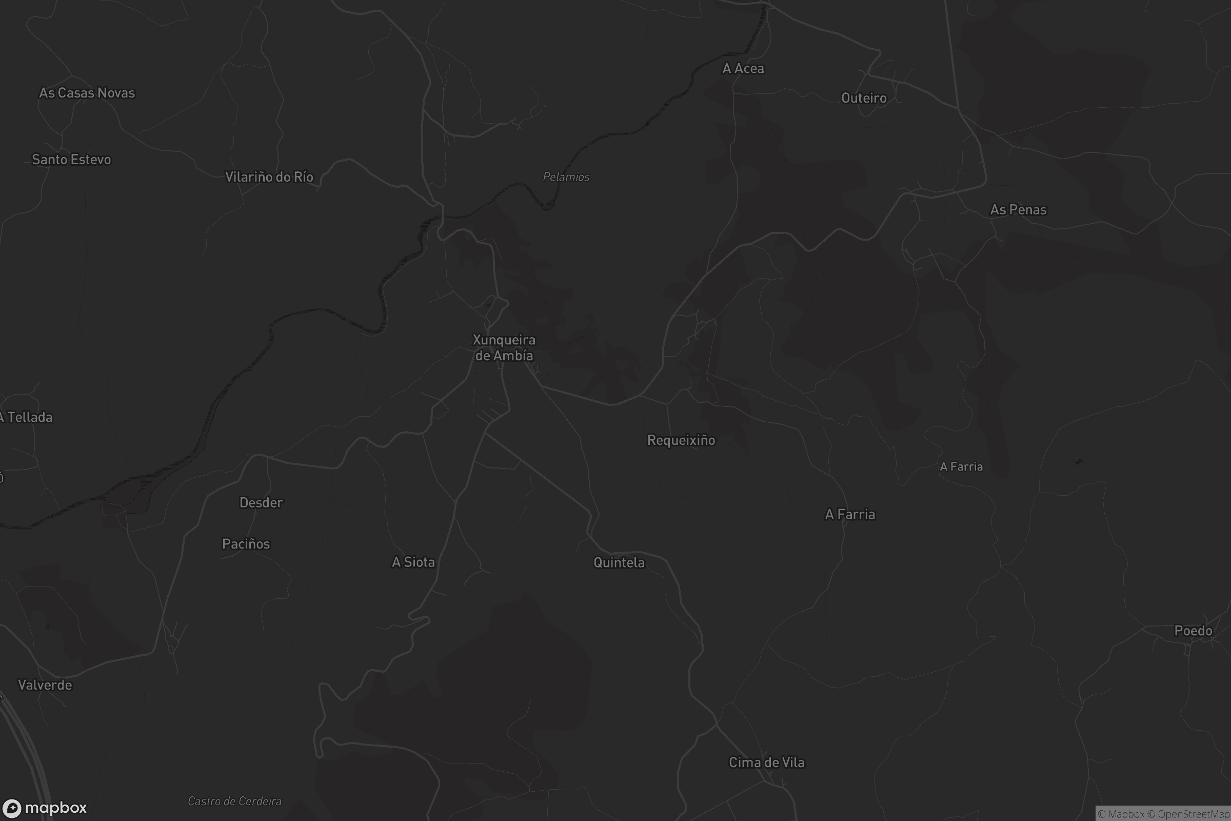 Mapa de Xunqueira de Ambía