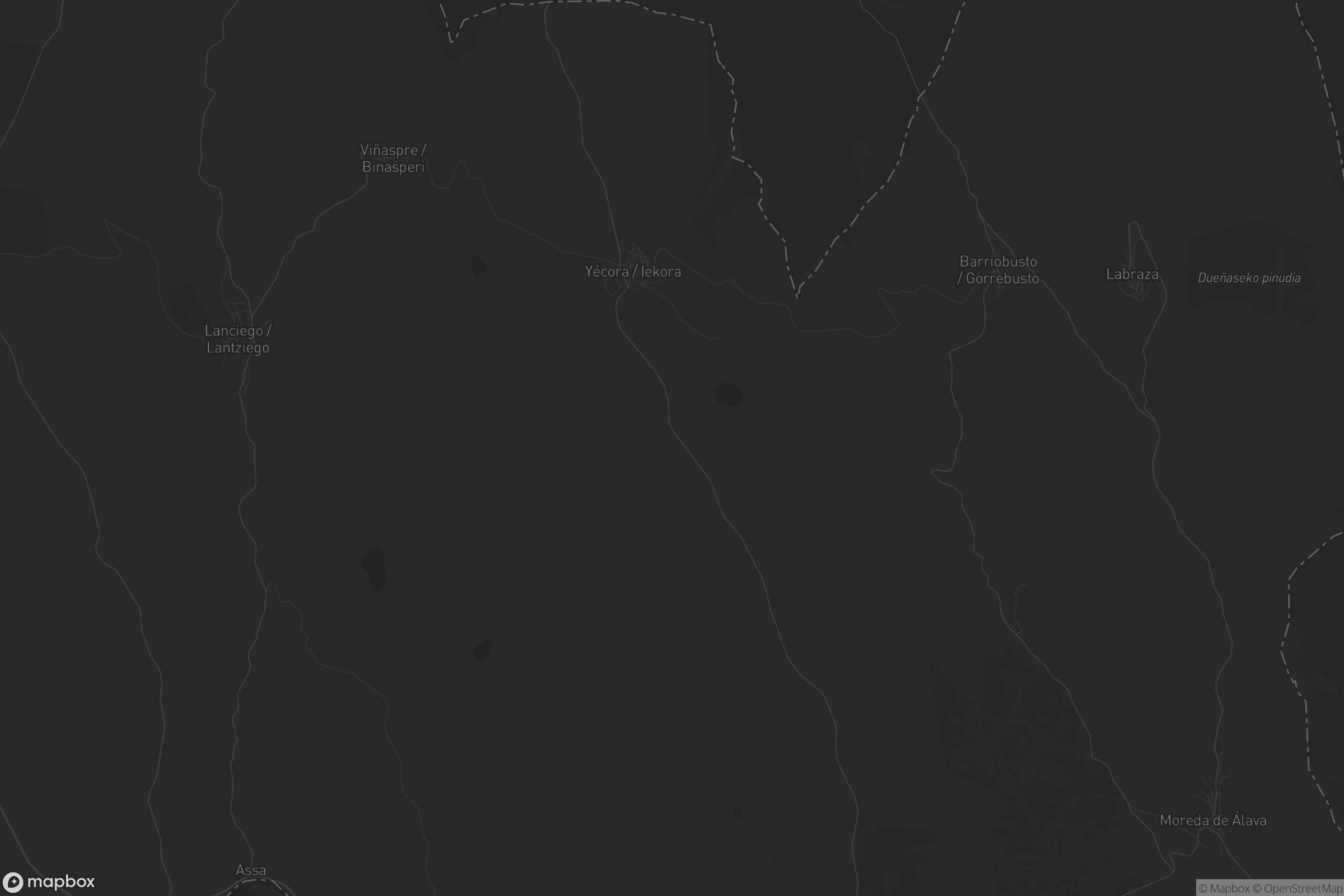 Mapa de Yécora / Iekora