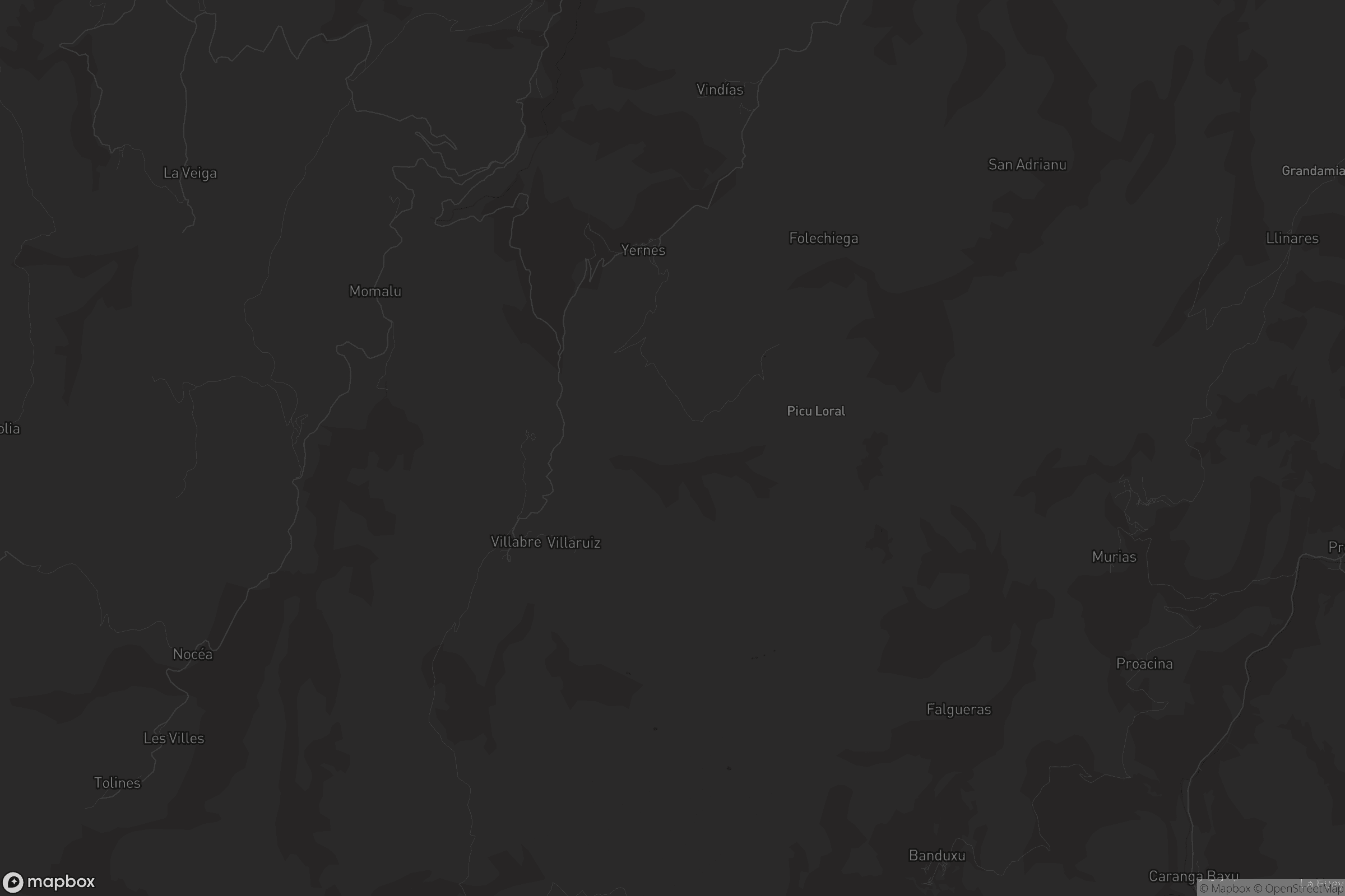 Mapa de Yernes y Tameza