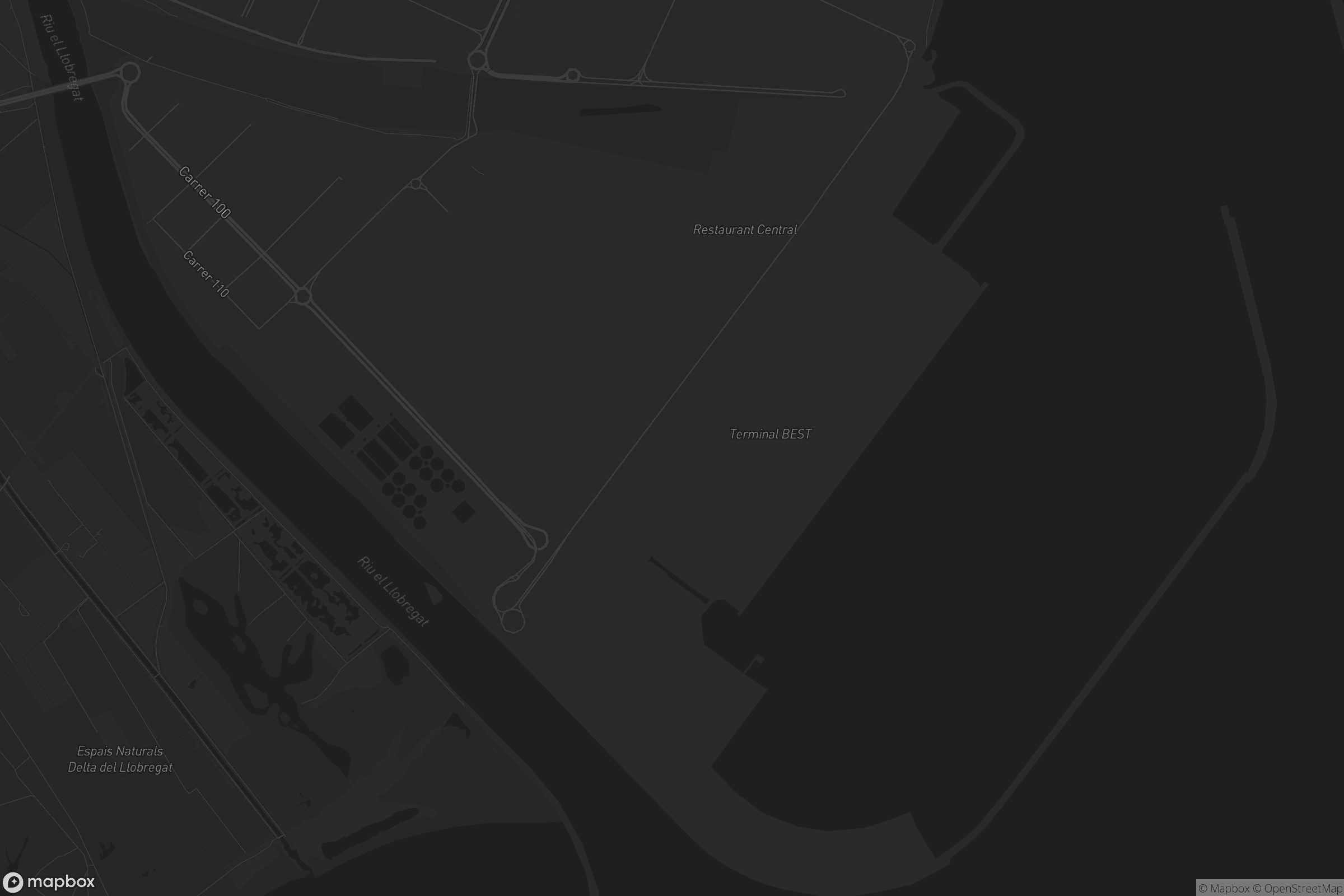 Mapa de ZAL Port (Prat)