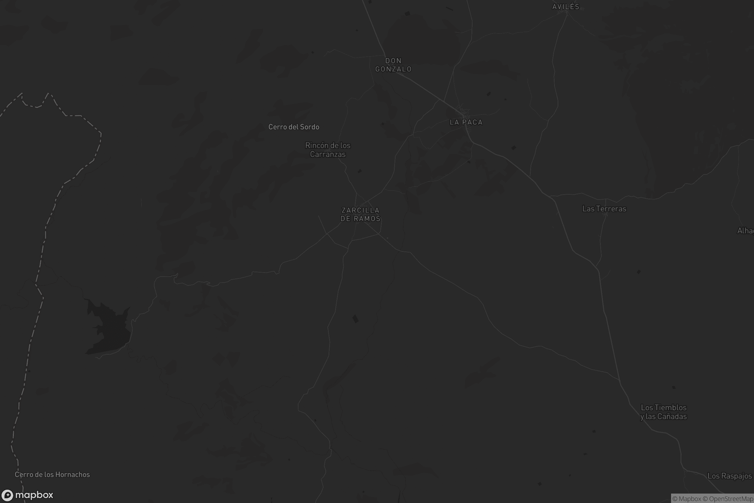 Mapa de Zarcilla de Ramos