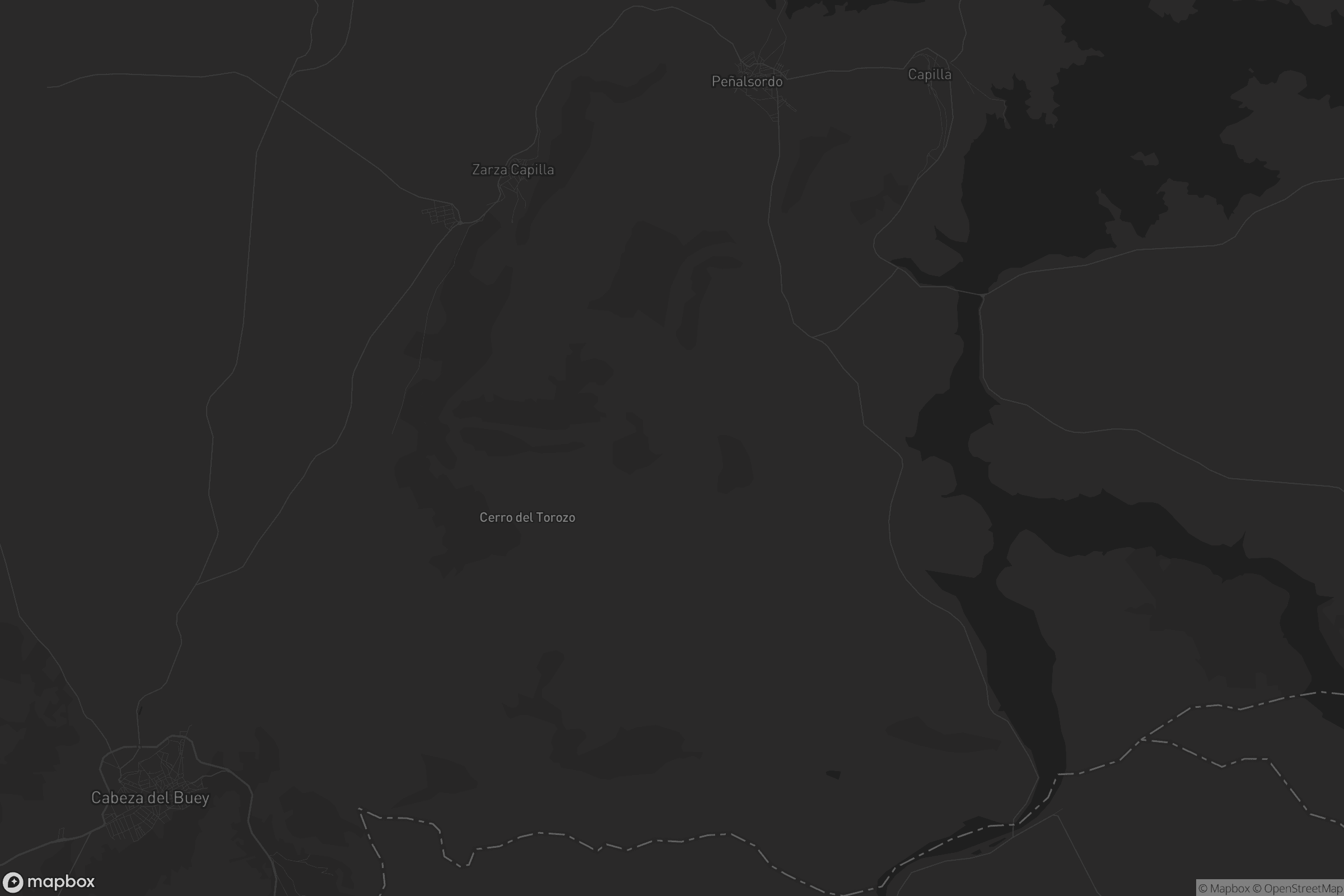 Mapa de Zarza-Capilla
