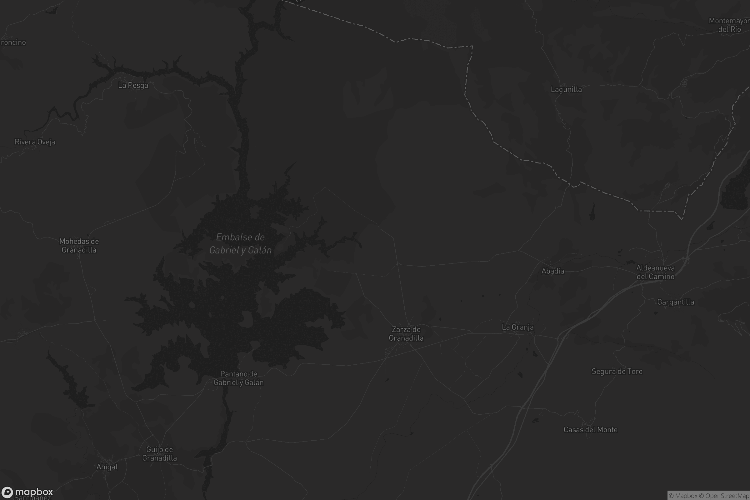 Mapa de Zarza de Granadilla